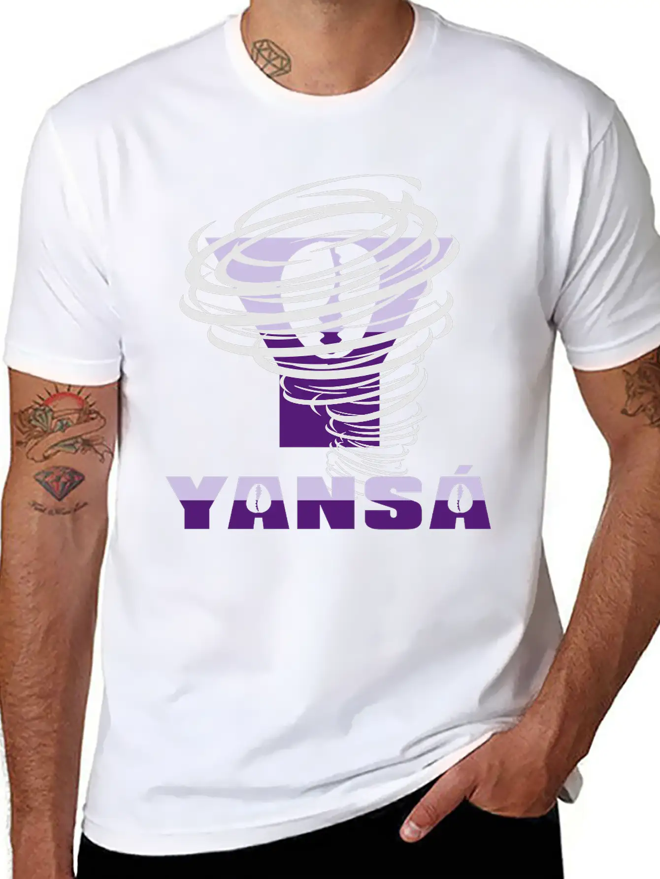 Yansa Hurricane Shirt 03 - Oya Basic Graphic T-Shirt – Daily Comfort In Soft Cotton