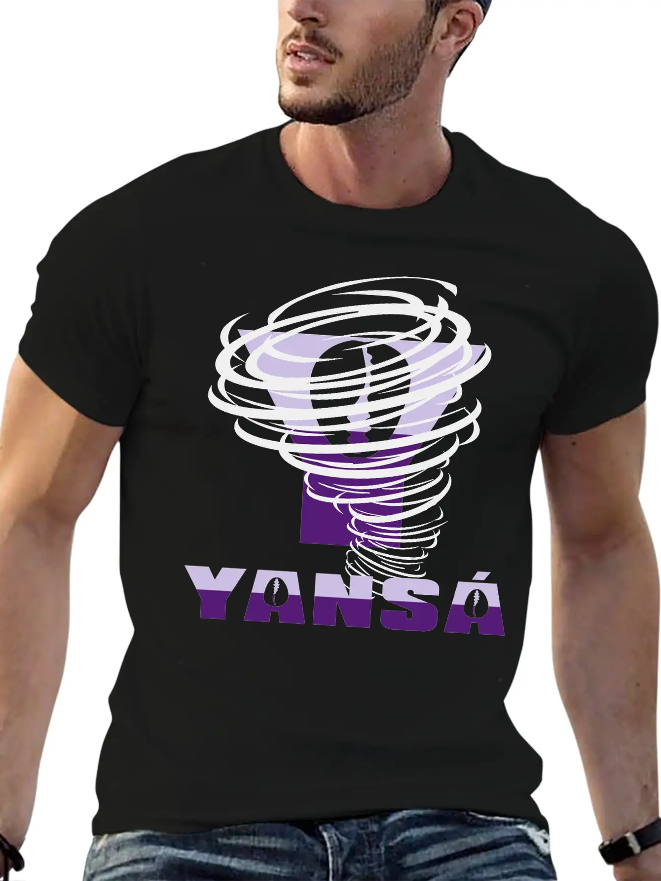 Yansa Hurricane Shirt 03 - Oya Basic Graphic T-Shirt – Daily Comfort In Soft Cotton