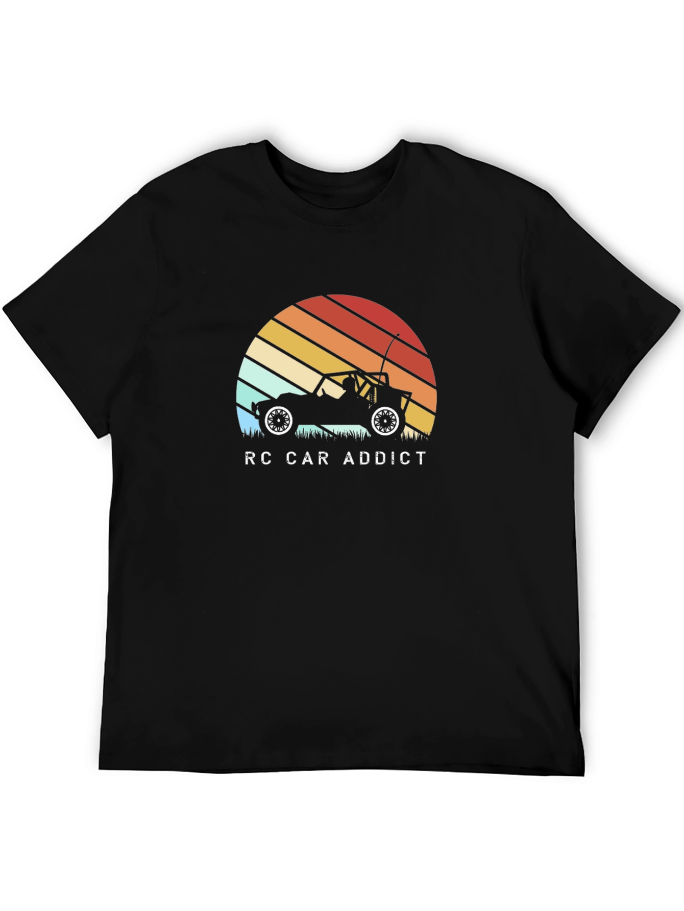 RC Car Addict T-Shirt - Sunset Design