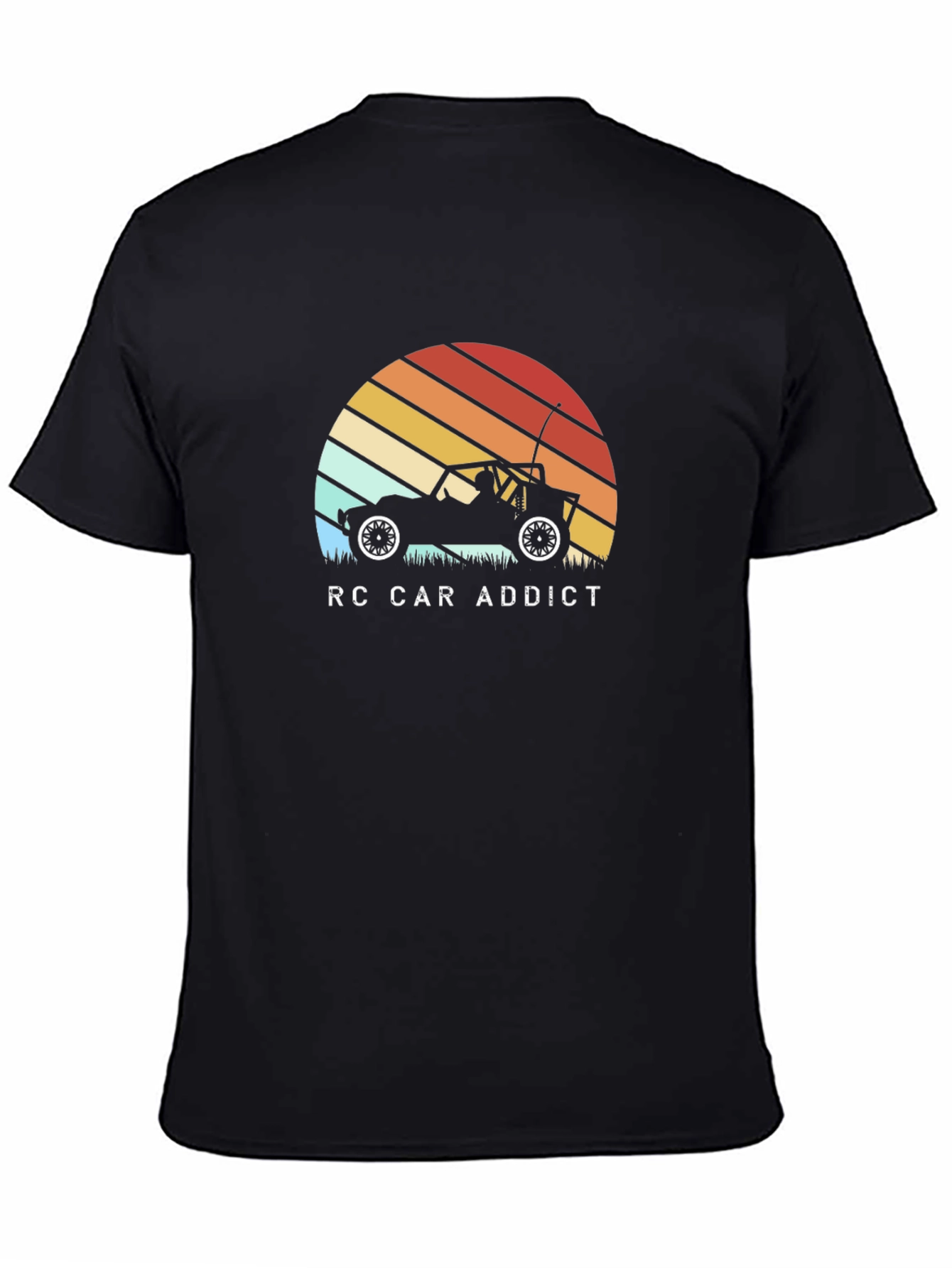 RC Car Addict T-Shirt - Sunset Design