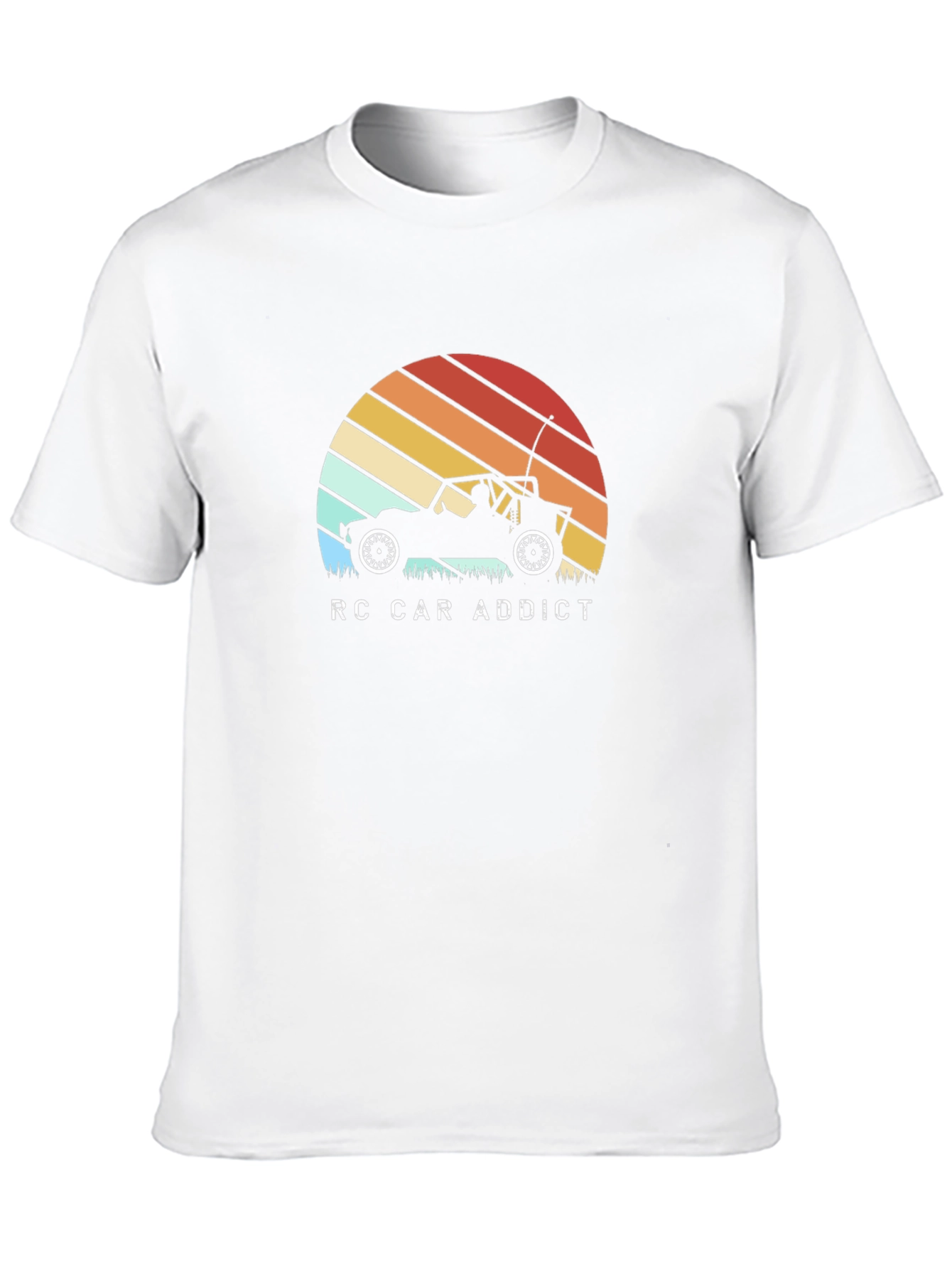 RC Car Addict T-Shirt - Sunset Design