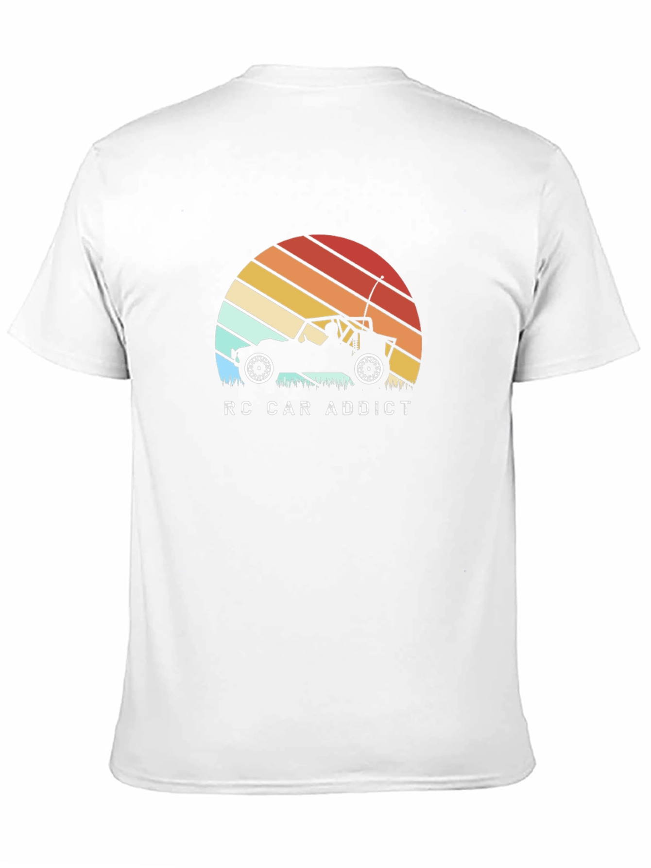 RC Car Addict T-Shirt - Sunset Design