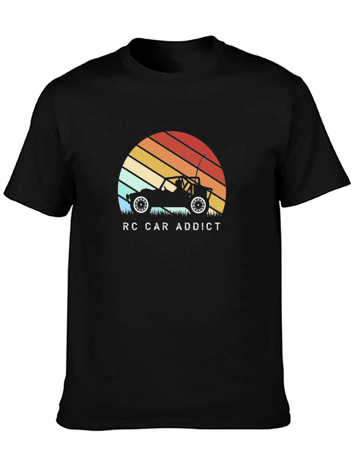 RC Car Addict T-Shirt - Sunset Design