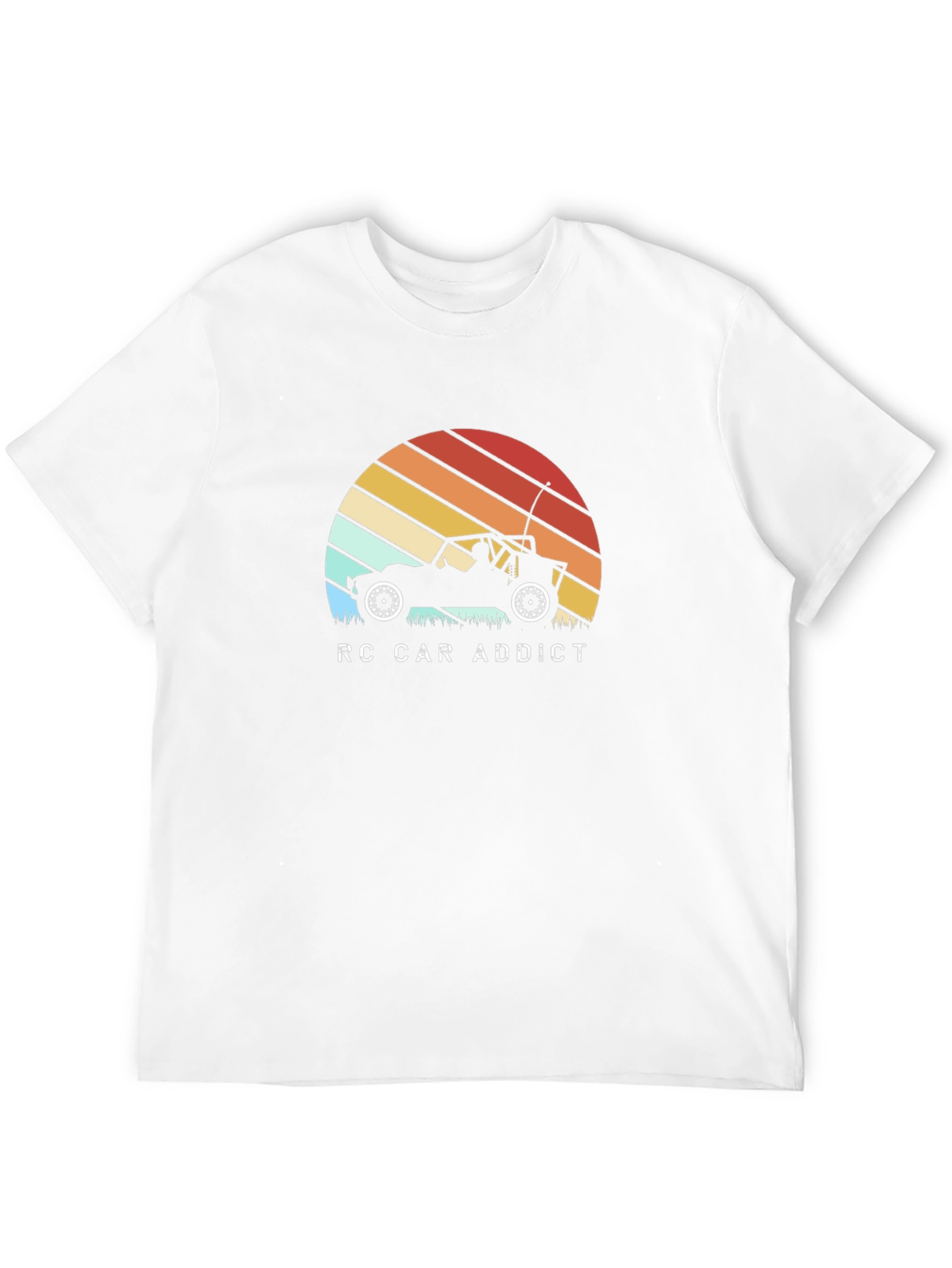 RC Car Addict T-Shirt - Sunset Design