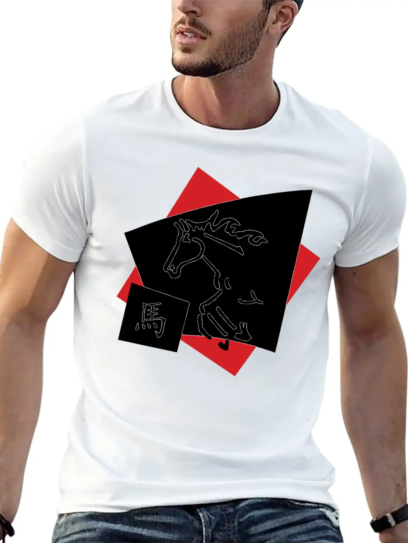 Year Of The Horse Unisex Casual T-Shirt ��� Clean Design For Daily Comfort