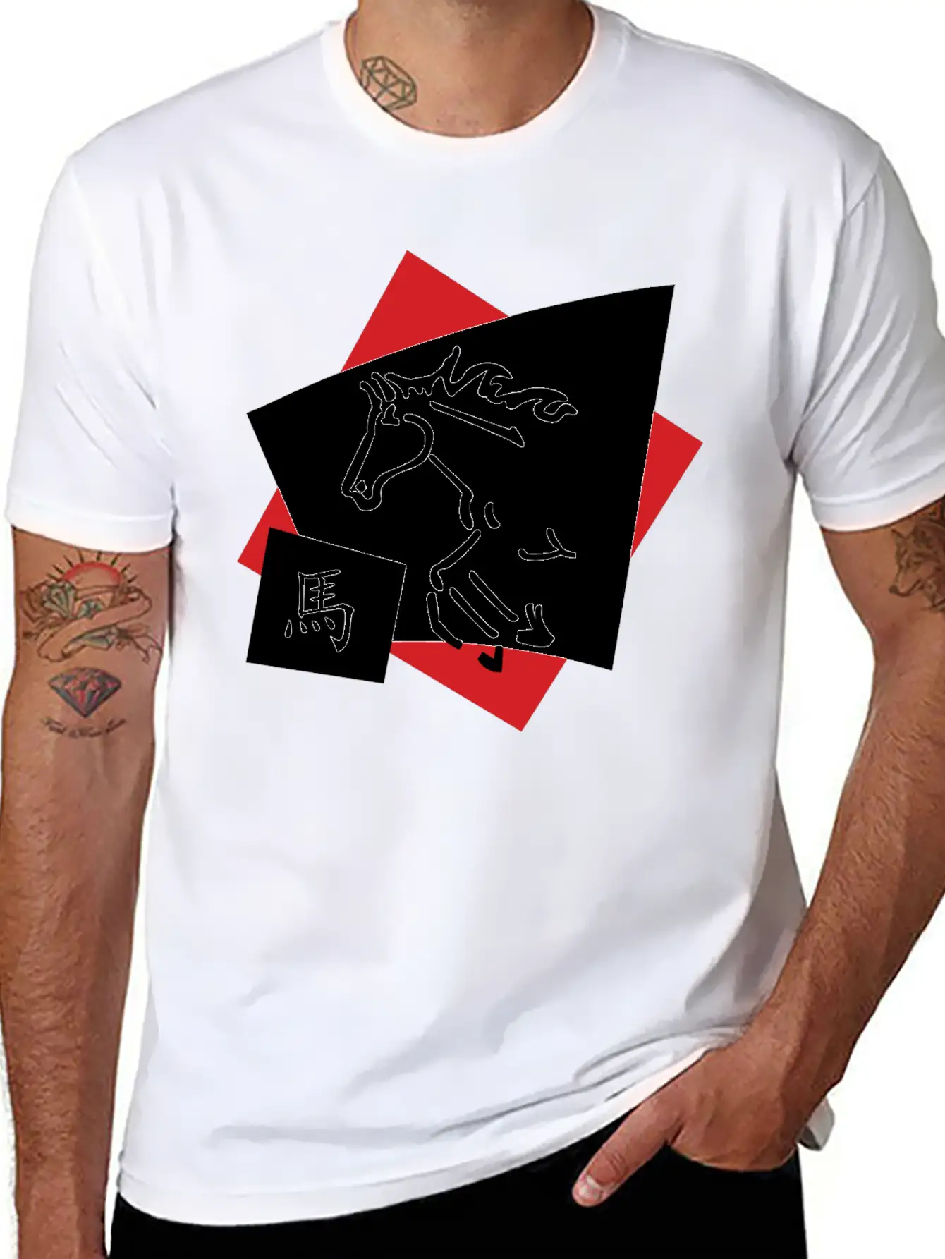 Year Of The Horse Unisex Casual T-Shirt ��� Clean Design For Daily Comfort