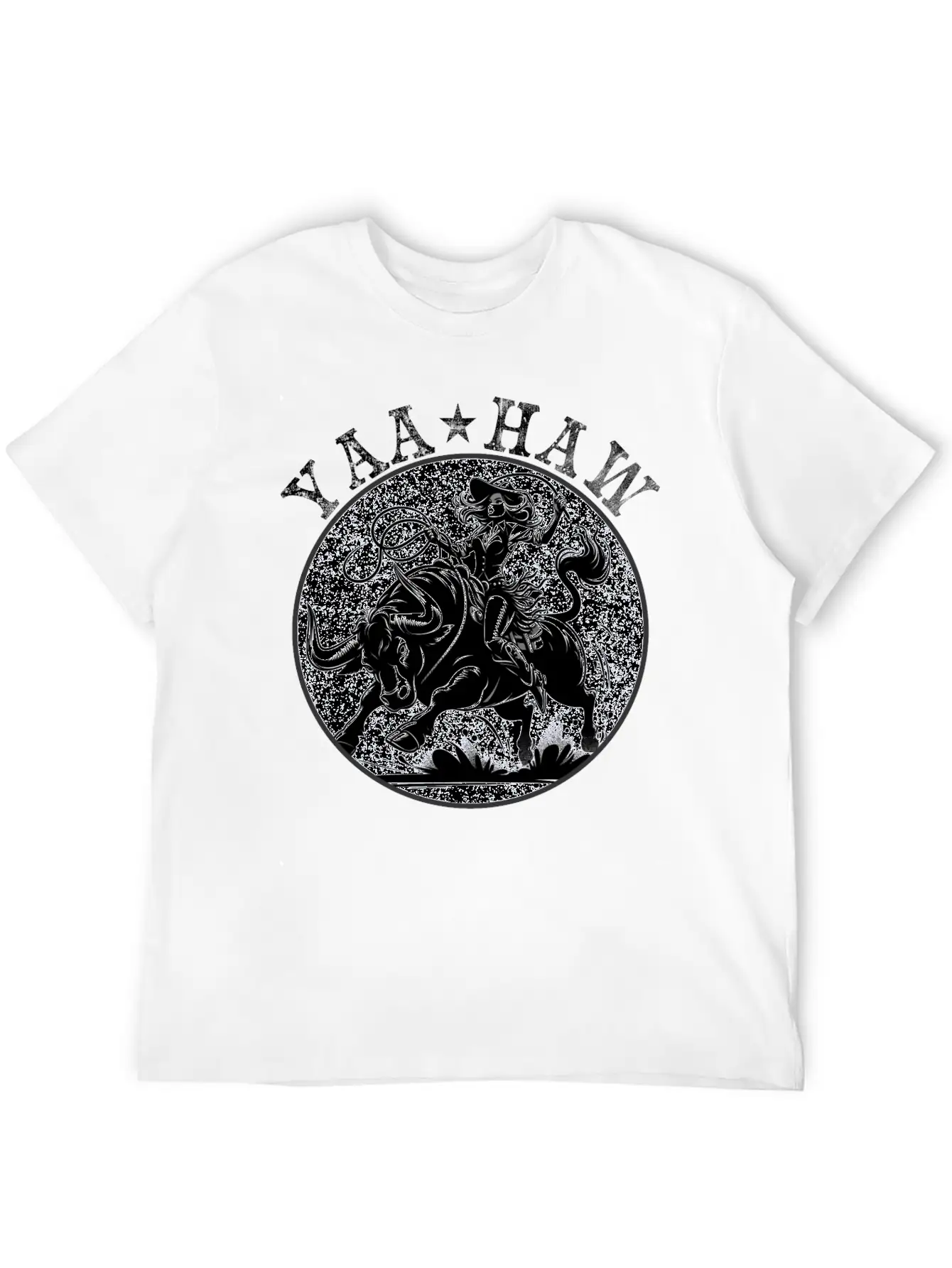 Yeehaw Howdy Girl Riding Shirt Unisex Casual T-Shirt – Clean Design For Daily Comfort