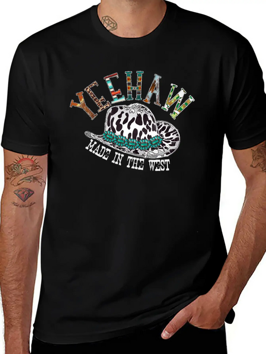 Yeehaw Made In The West Unisex Casual T-Shirt – Clean Design For Daily Comfort