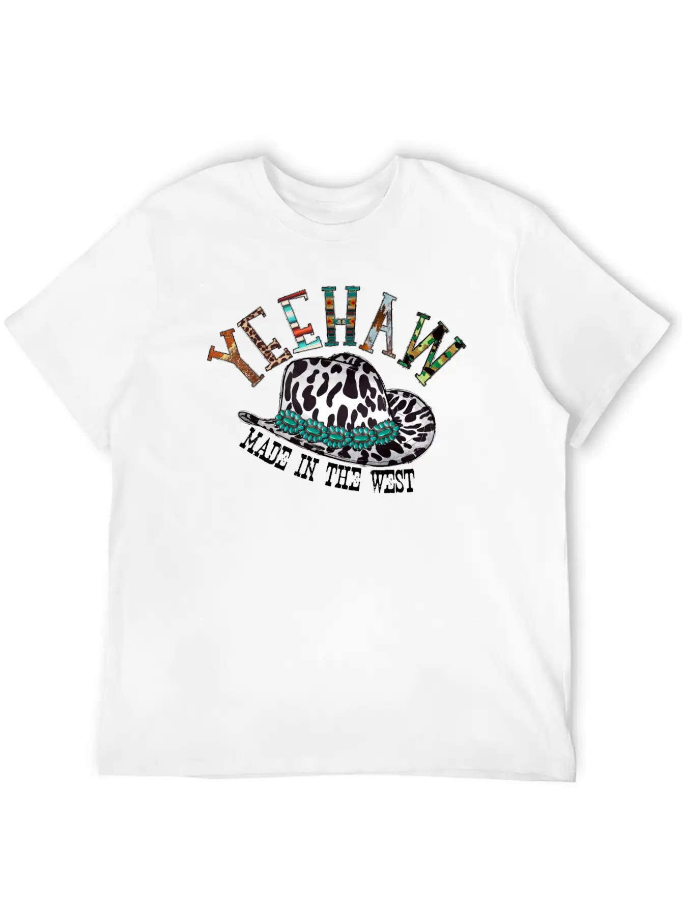 Yeehaw Made In The West Unisex Casual T-Shirt – Clean Design For Daily Comfort