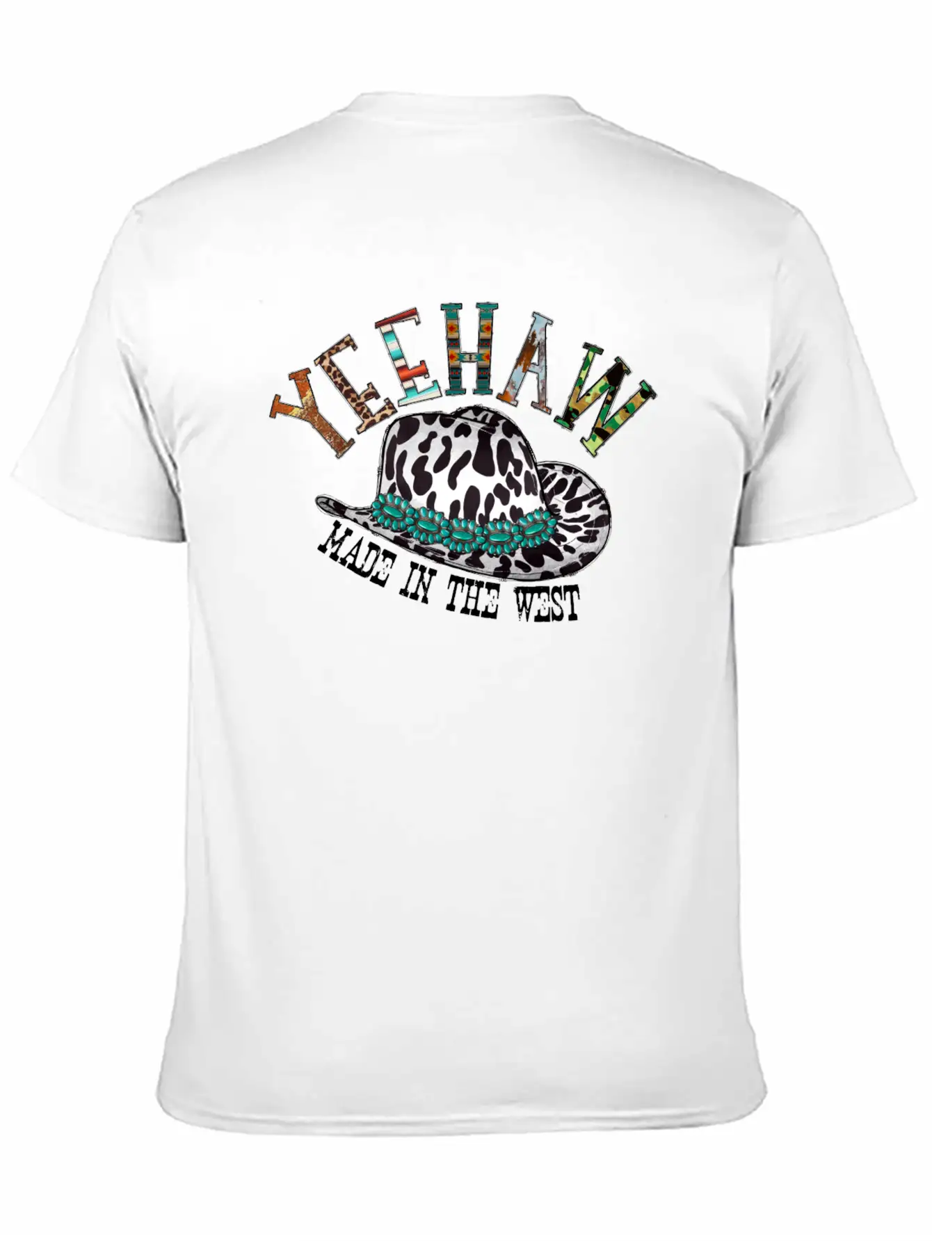 Yeehaw Made In The West Unisex Casual T-Shirt – Clean Design For Daily Comfort