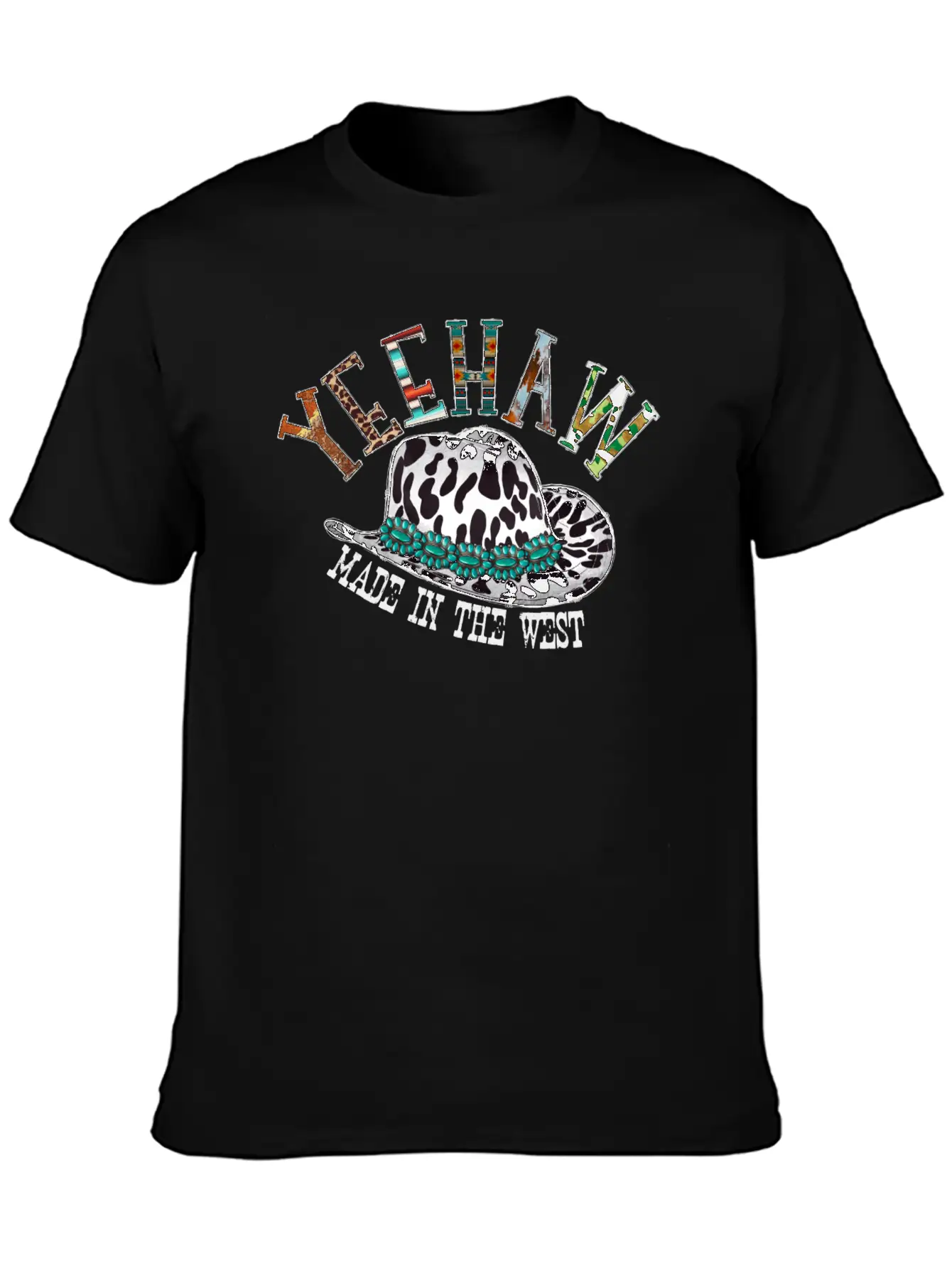Yeehaw Made In The West Unisex Casual T-Shirt – Clean Design For Daily Comfort