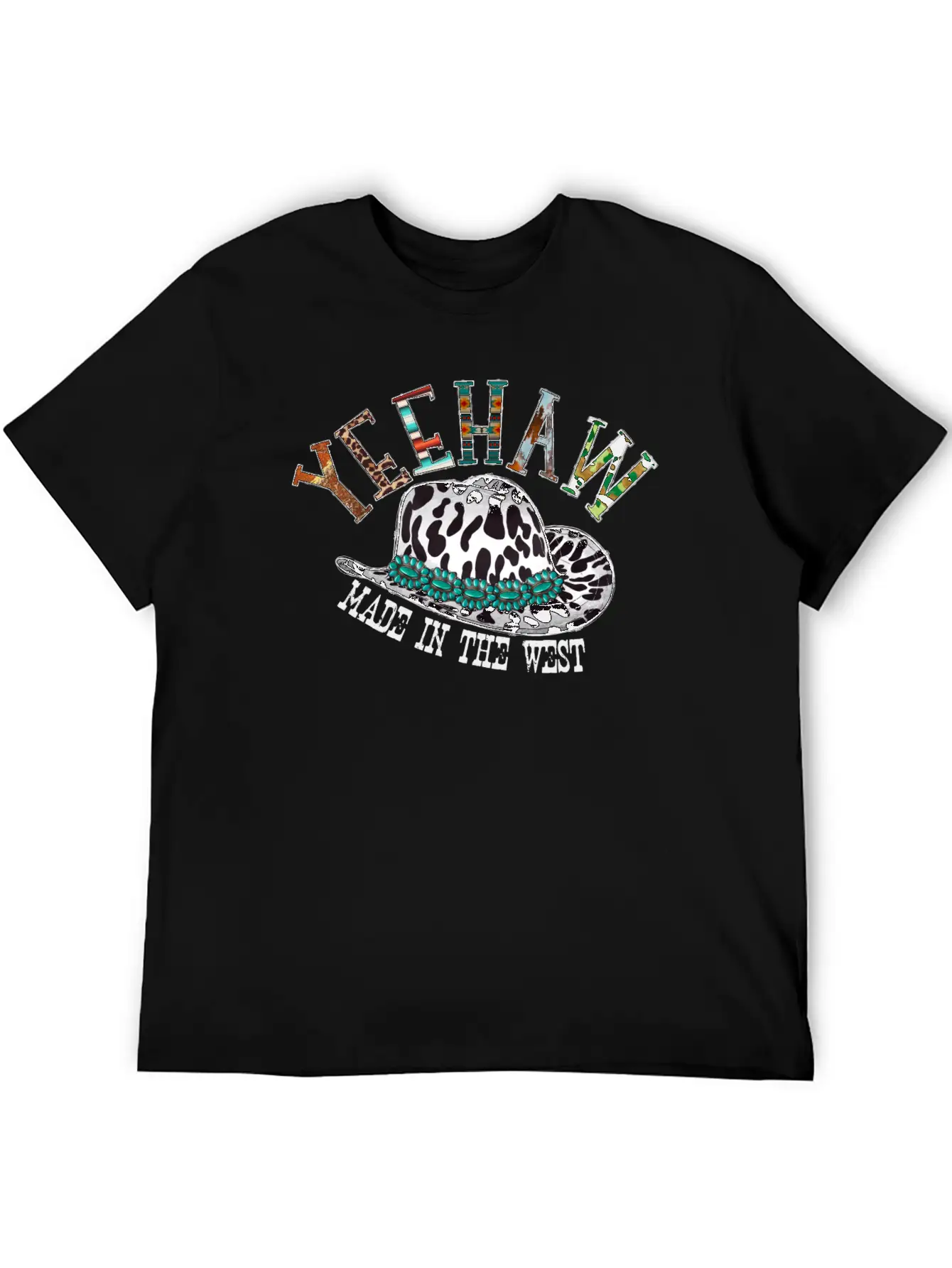 Yeehaw Made In The West Unisex Casual T-Shirt – Clean Design For Daily Comfort