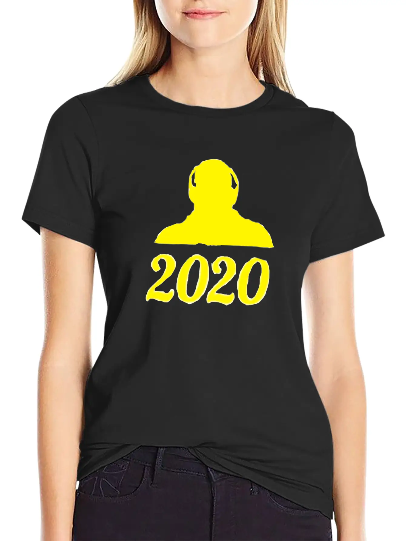 Yellow Divergence Lightweight Cotton T-Shirt – Daily Comfort Graphic Shirt
