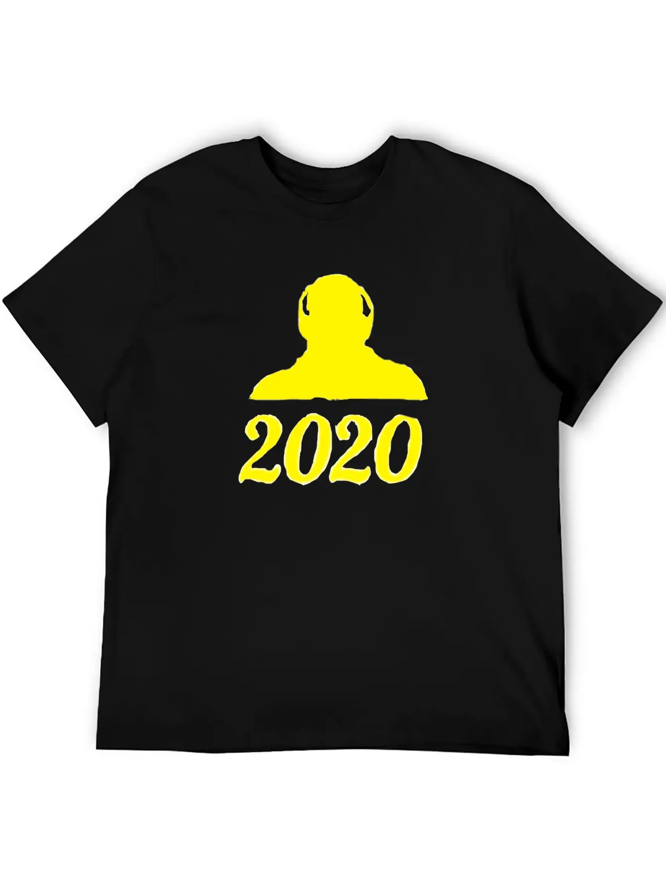 Yellow Divergence Lightweight Cotton T-Shirt – Daily Comfort Graphic Shirt