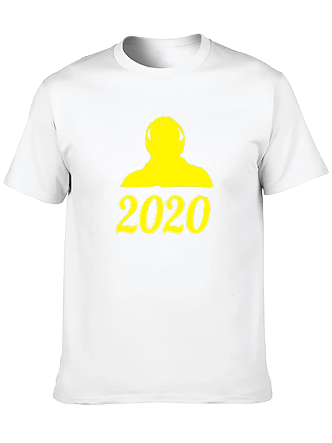 Yellow Divergence Lightweight Cotton T-Shirt – Daily Comfort Graphic Shirt