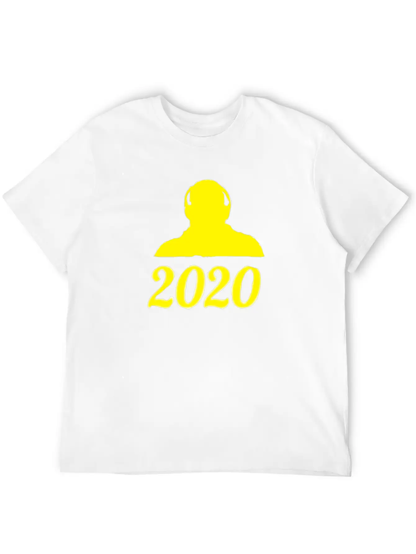 Yellow Divergence Lightweight Cotton T-Shirt – Daily Comfort Graphic Shirt