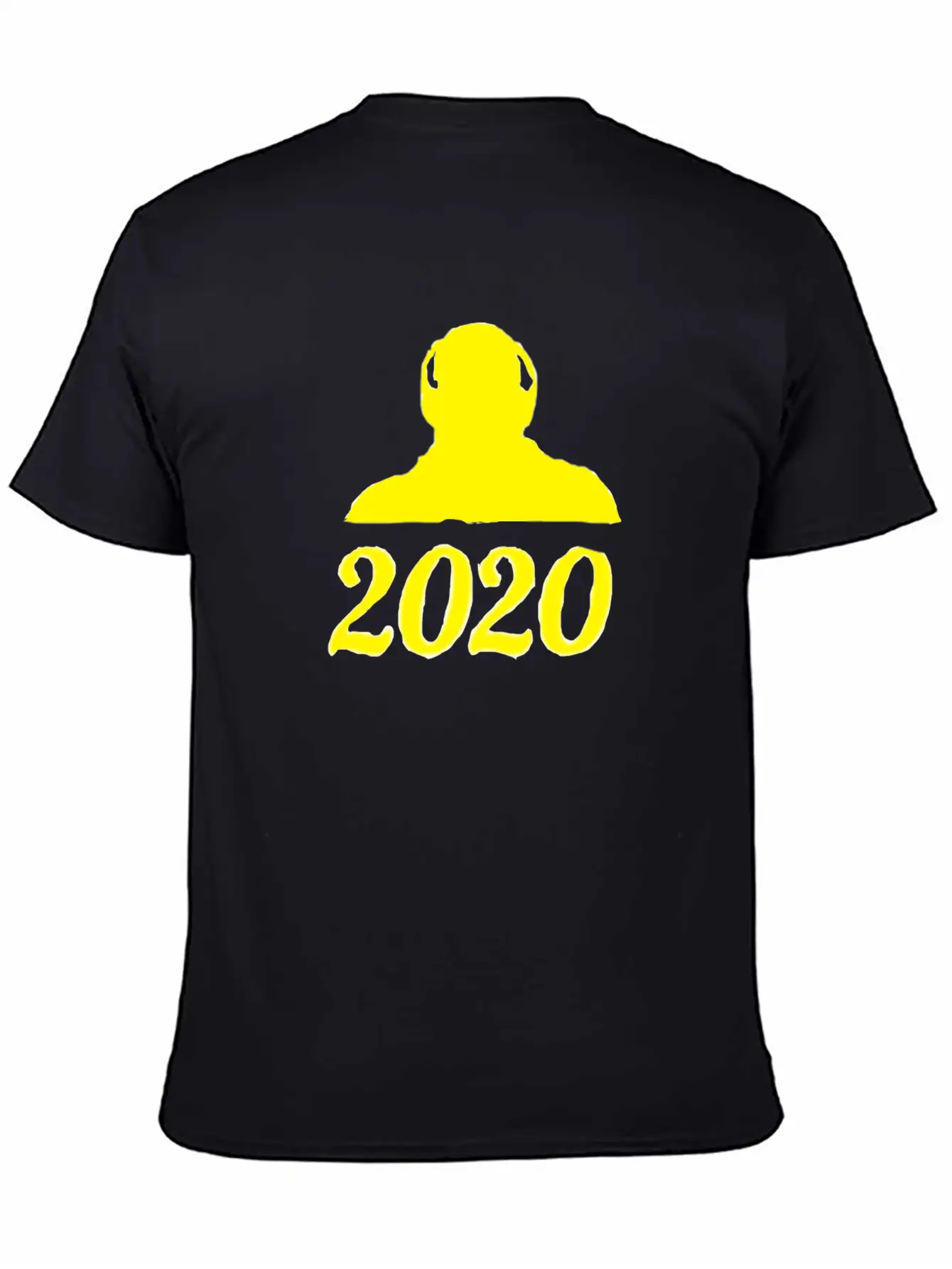 Yellow Divergence Lightweight Cotton T-Shirt – Daily Comfort Graphic Shirt