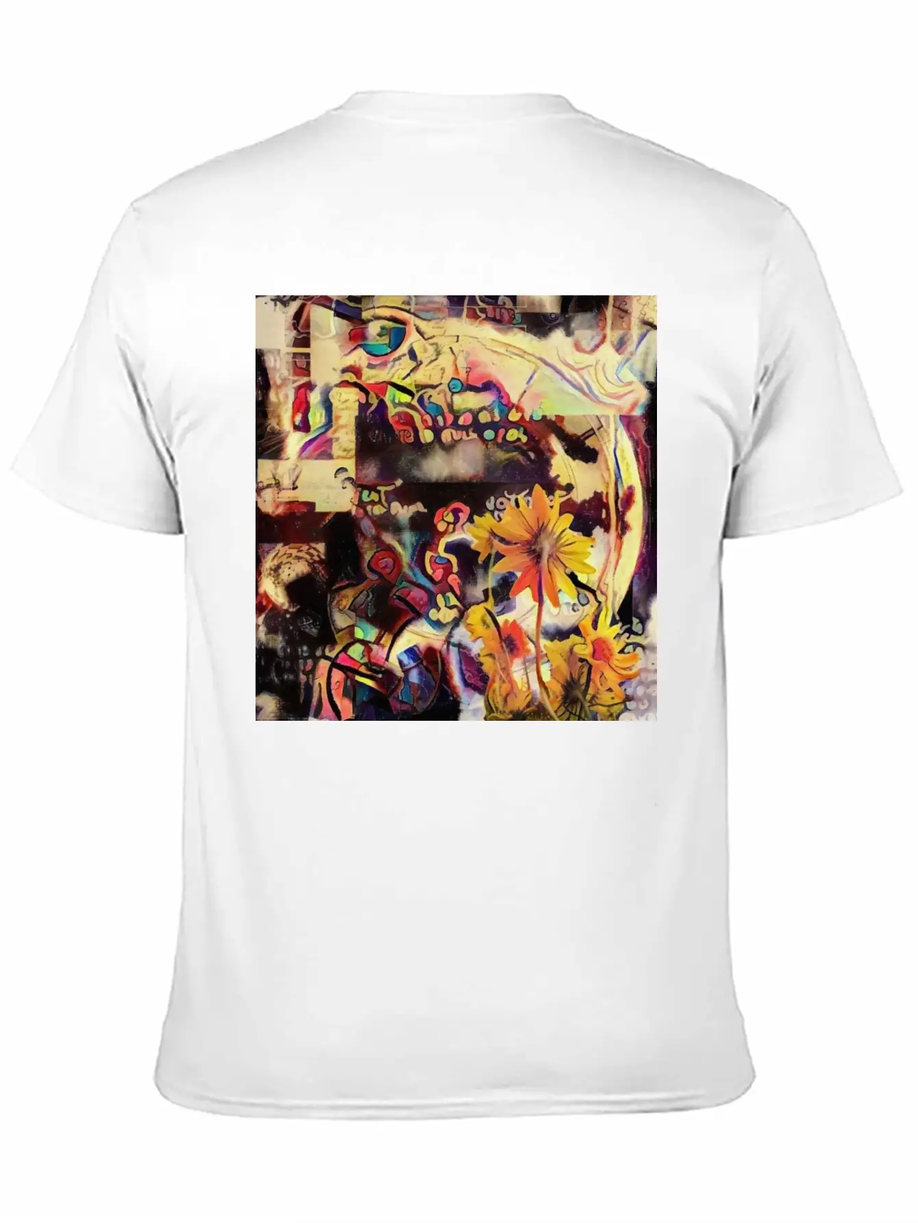 Yellow Flowers Classic Fit Graphic Tee For Daily Comfort – Unisex Cotton Shirt