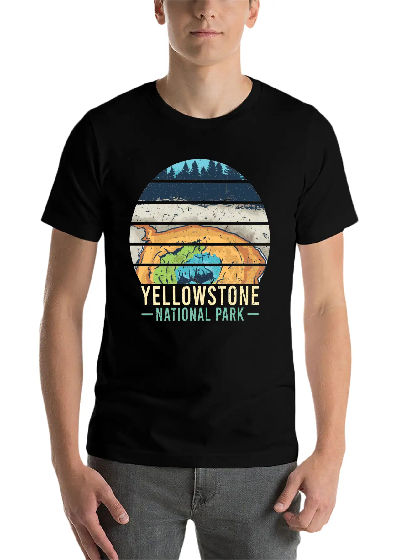 Yellowstone National Park Classic Fit Graphic Tee For Daily Comfort – Unisex Cotton Shirt
