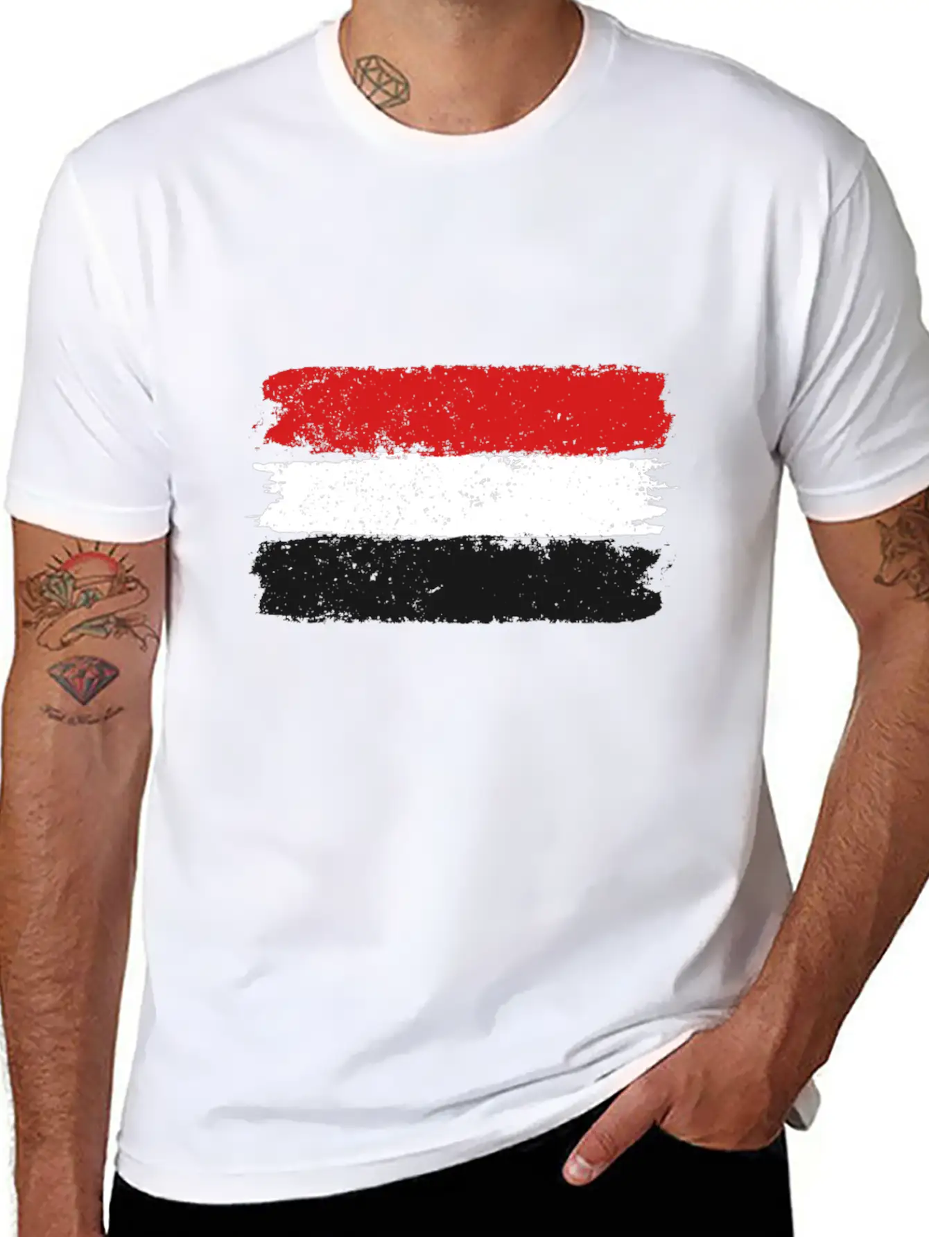 Yemen Flag Basic Graphic T-Shirt – Daily Comfort In Soft Cotton