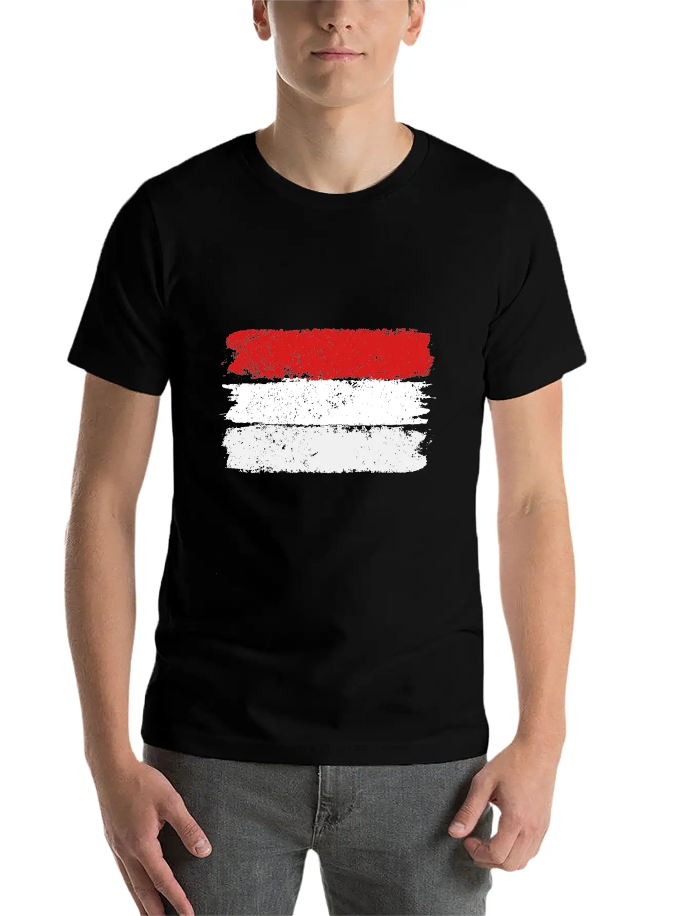 Yemen Flag Basic Graphic T-Shirt – Daily Comfort In Soft Cotton