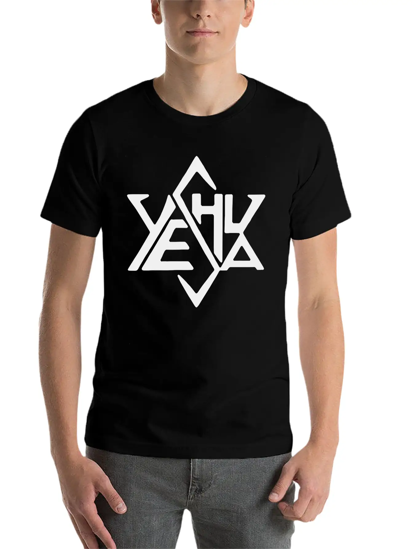 Yeshua Star Unisex Casual T-Shirt – Clean Design For Daily Comfort