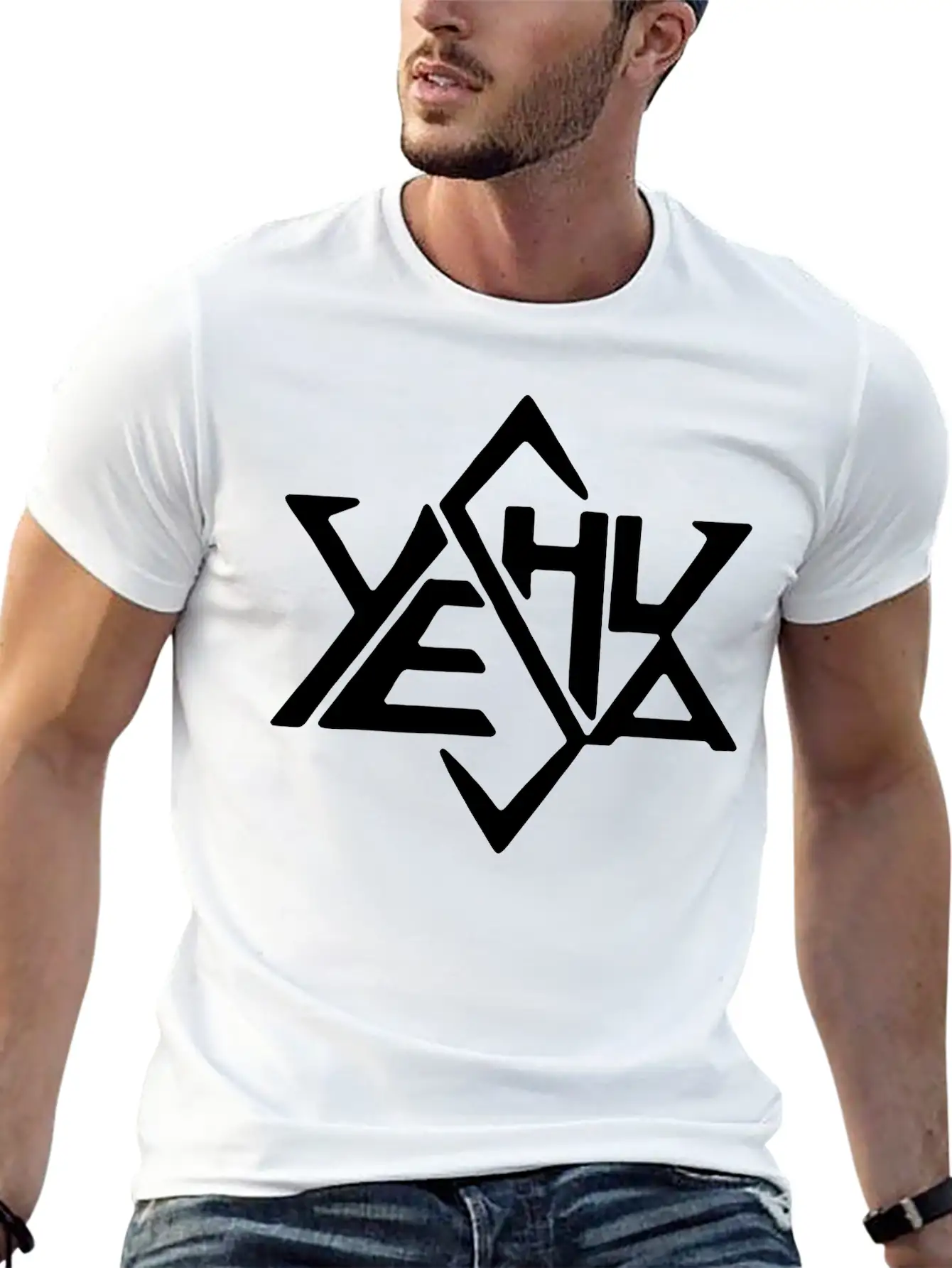 Yeshua Star Unisex Casual T-Shirt – Clean Design For Daily Comfort