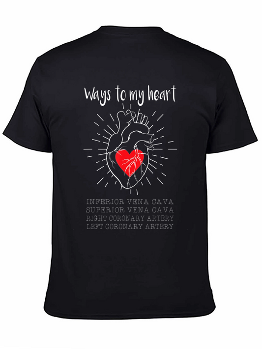 Ways to My Heart Graphic Tee - Medical Humor