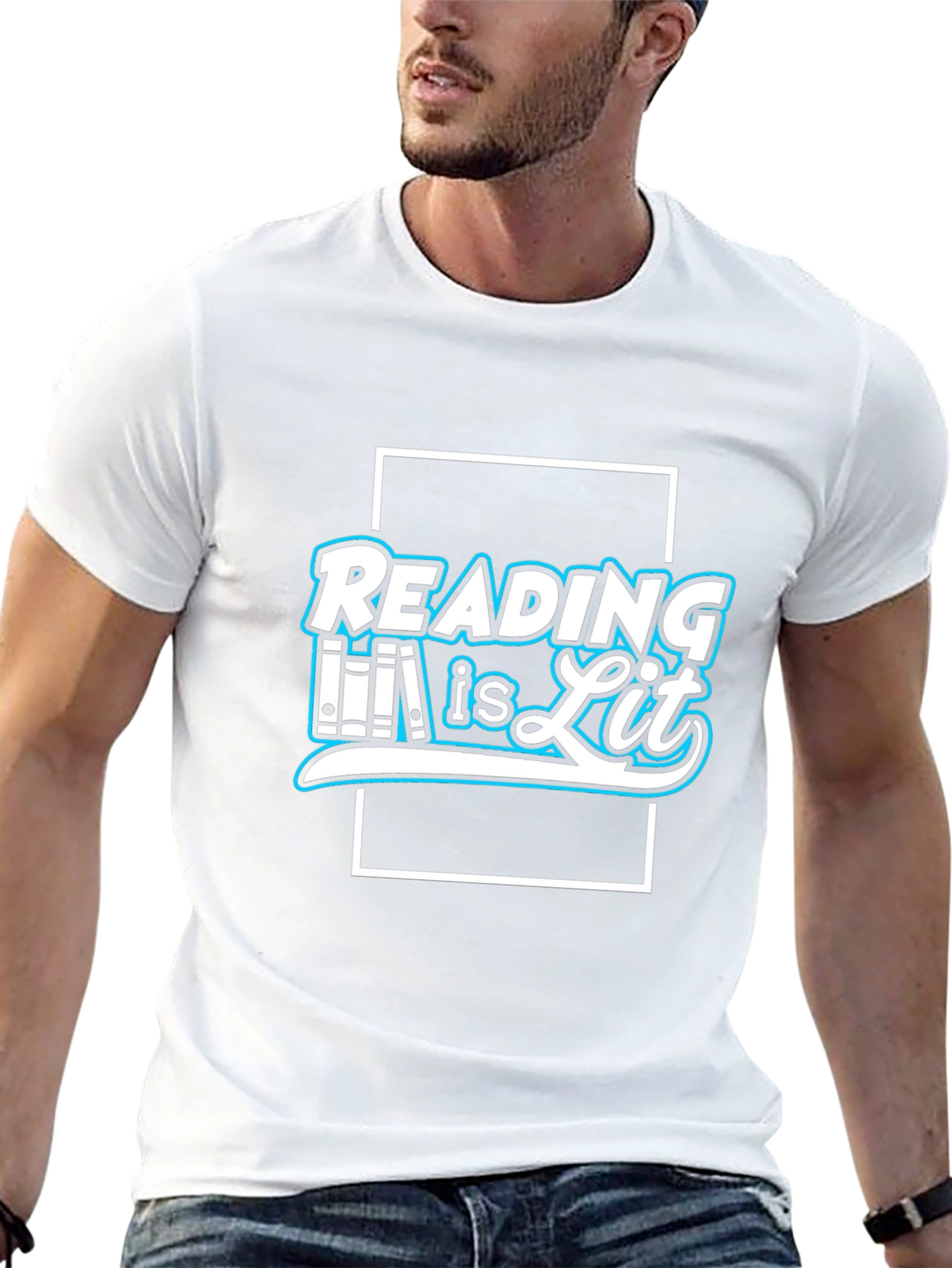 Reading Is Lit Black T-Shirt