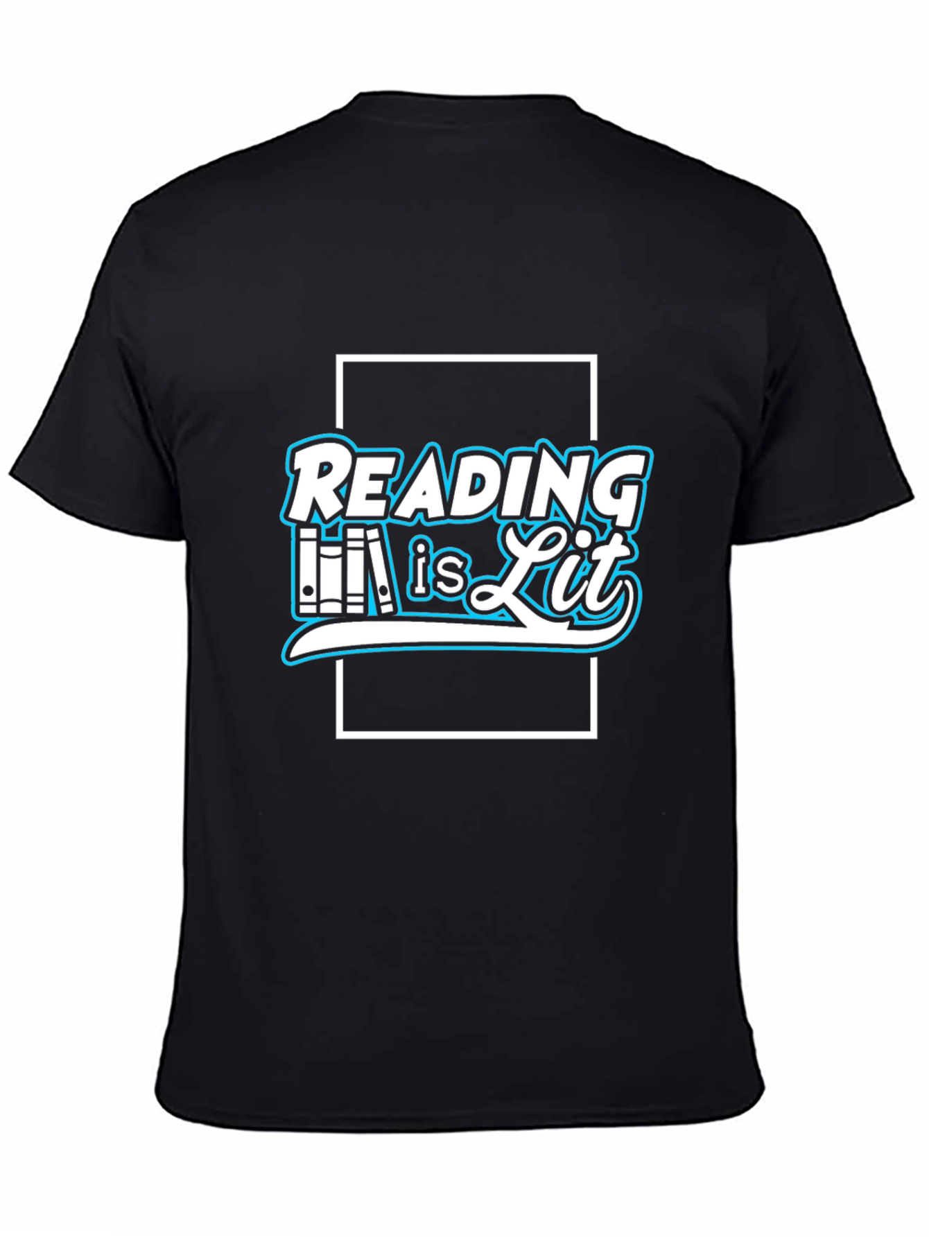 Reading Is Lit Black T-Shirt
