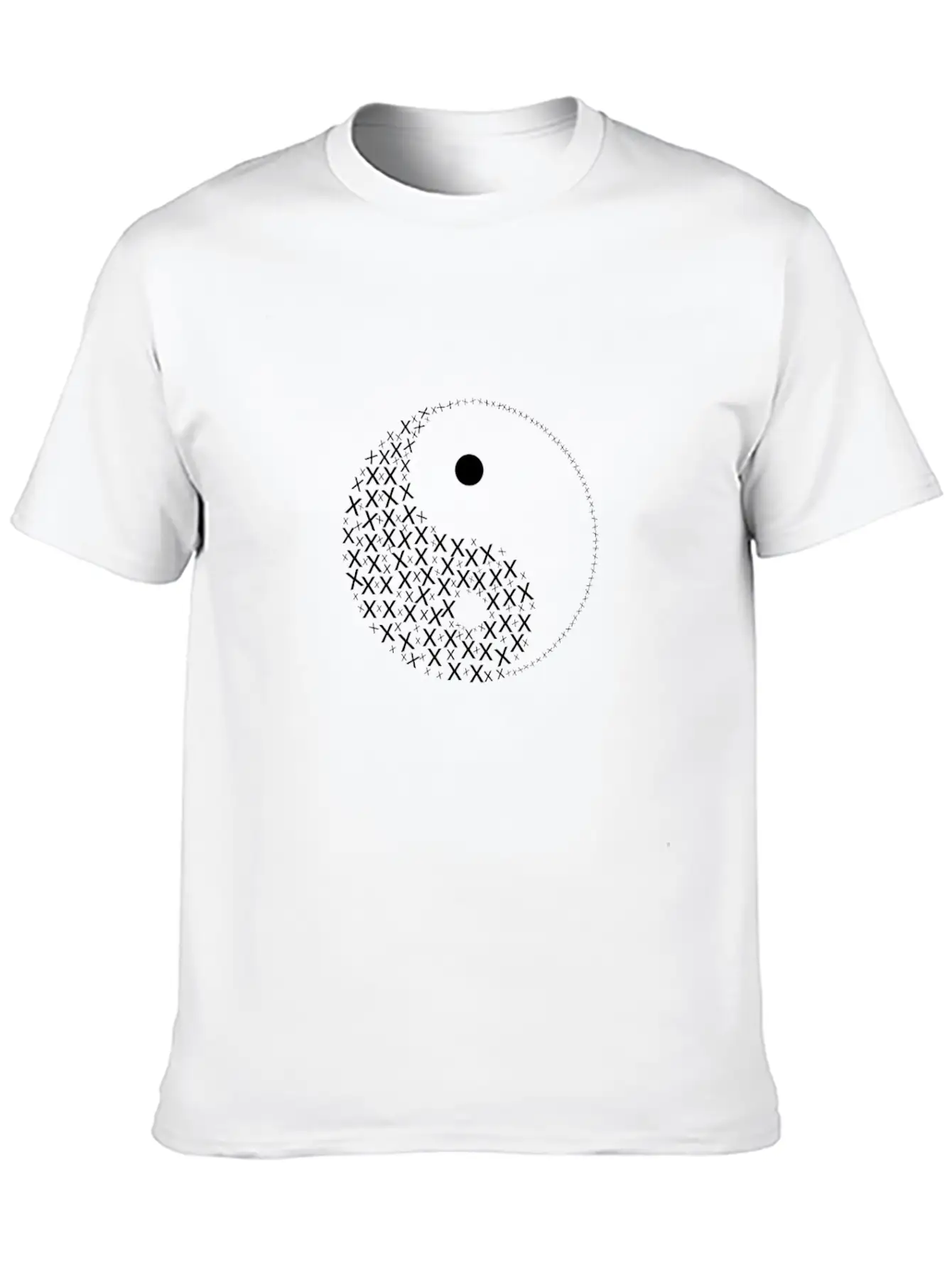 Yin And Yang Complementary Classic Fit Graphic Tee For Daily Comfort – Unisex Cotton Shirt