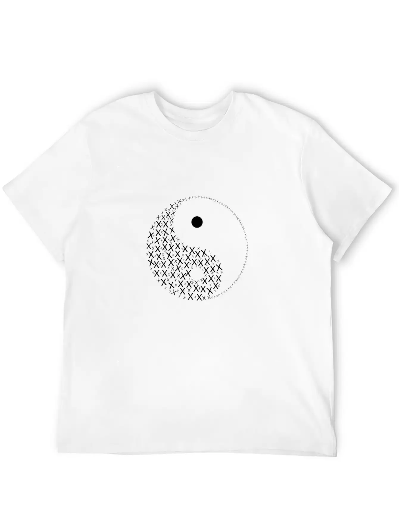 Yin And Yang Complementary Classic Fit Graphic Tee For Daily Comfort – Unisex Cotton Shirt
