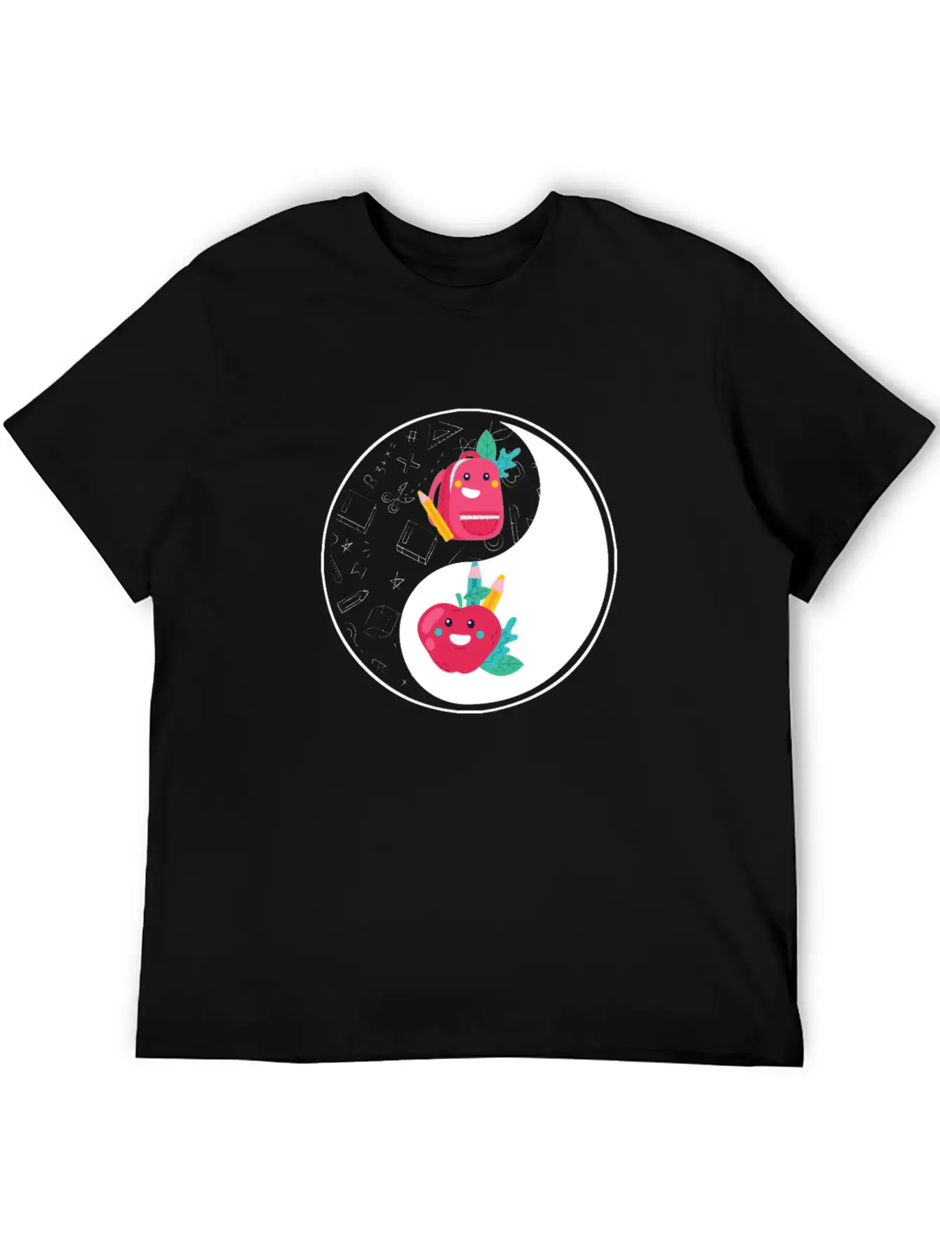 Yin Yang Teacher 1st Grade School Teaching Unisex Casual T-Shirt – Clean Design For Daily Comfort