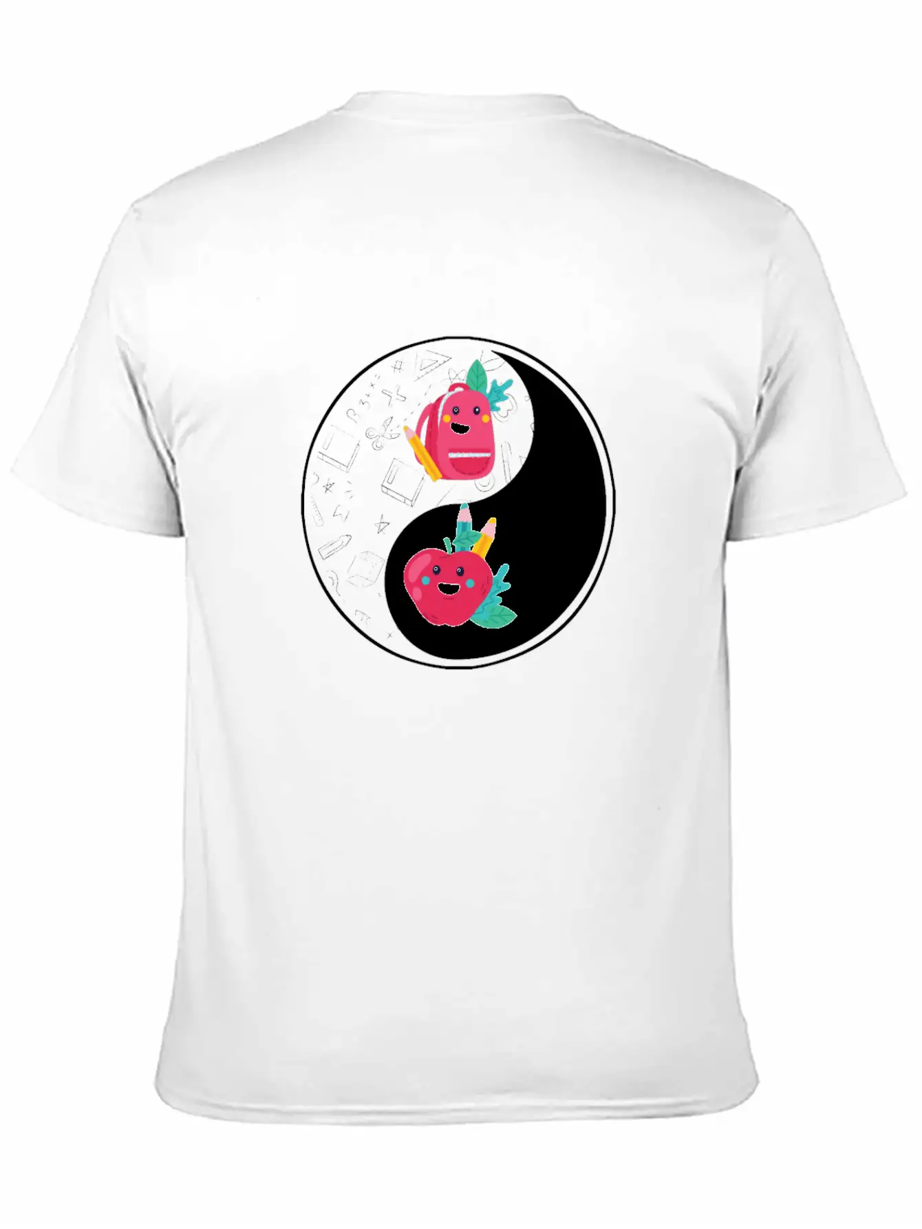 Yin Yang Teacher 1st Grade School Teaching Unisex Casual T-Shirt – Clean Design For Daily Comfort