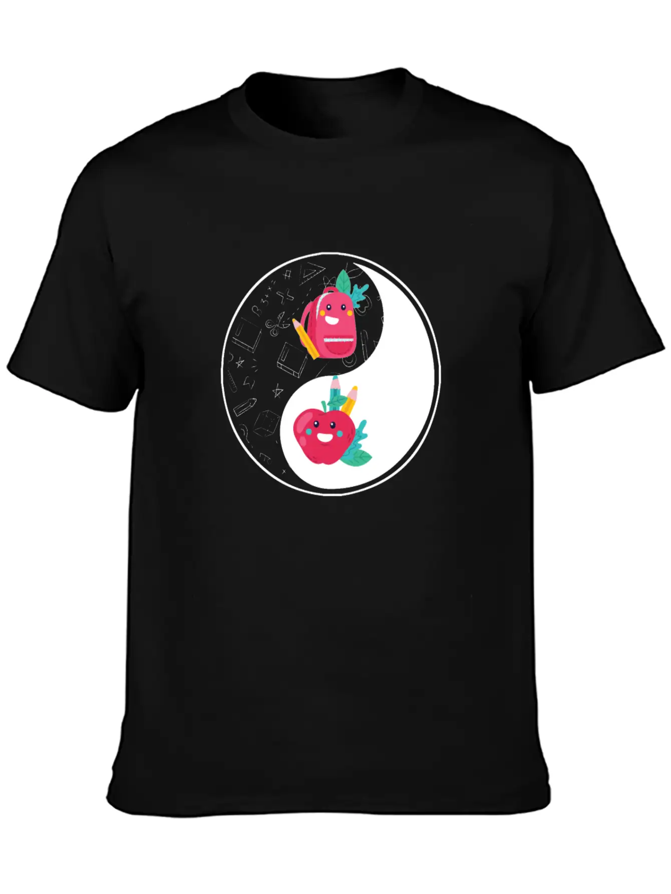 Yin Yang Teacher 1st Grade School Teaching Unisex Casual T-Shirt – Clean Design For Daily Comfort