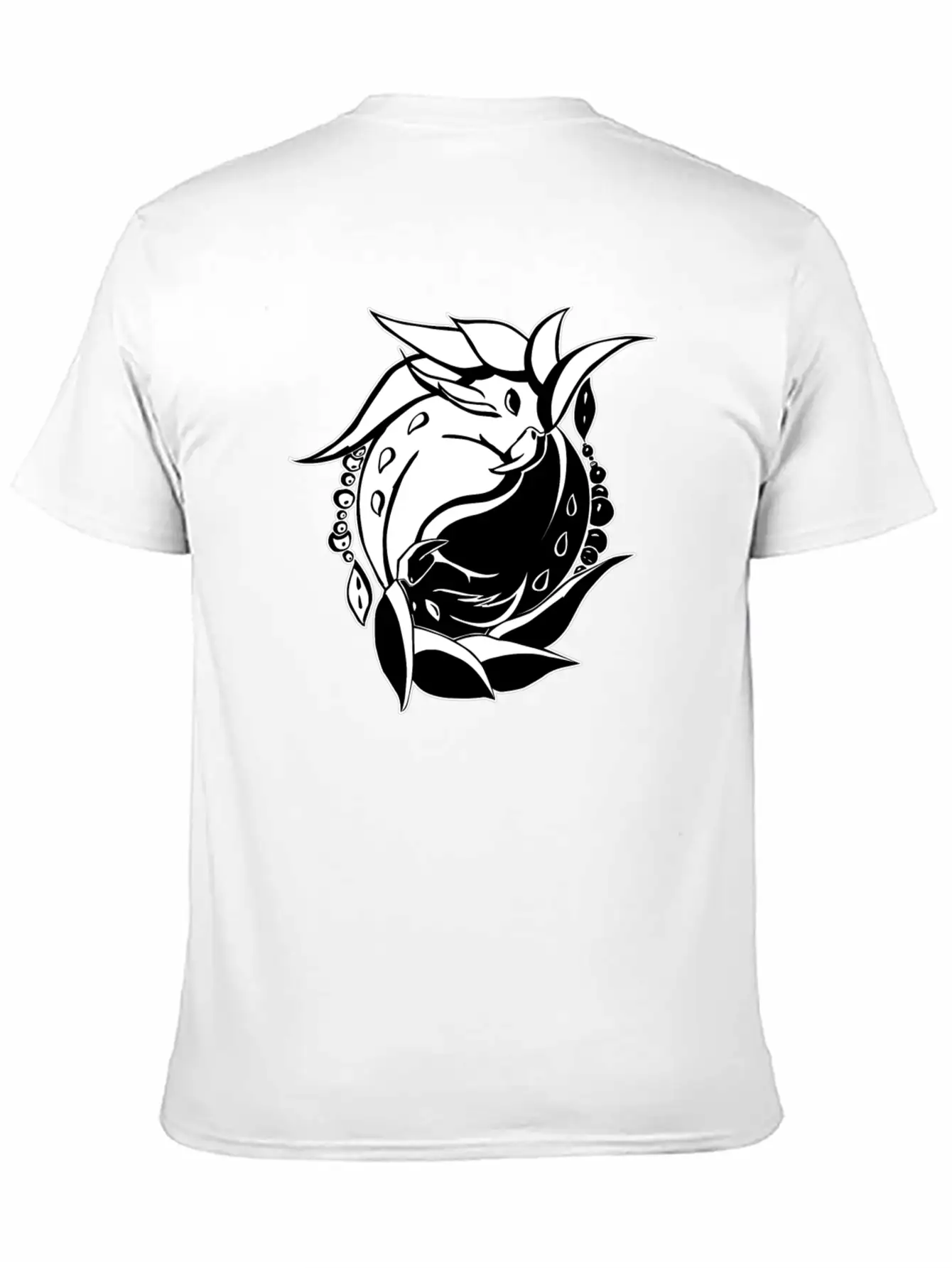 Ying & Yang Birds Lightweight Cotton T-Shirt – Daily Comfort Graphic Shirt