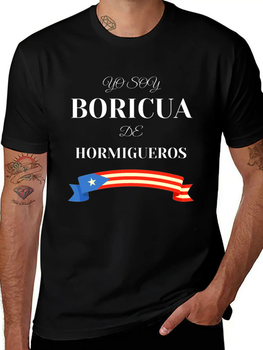 Yo Soy Boricua De Hormigueros Puerto Rico Basic Graphic T-Shirt – Daily Comfort In Soft Cotton