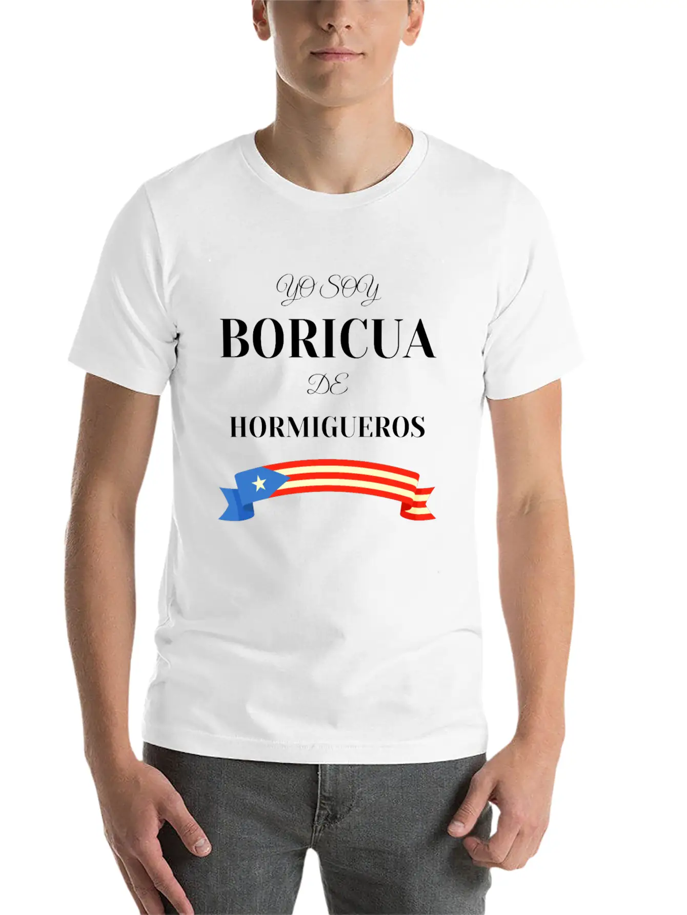 Yo Soy Boricua De Hormigueros Puerto Rico Basic Graphic T-Shirt – Daily Comfort In Soft Cotton