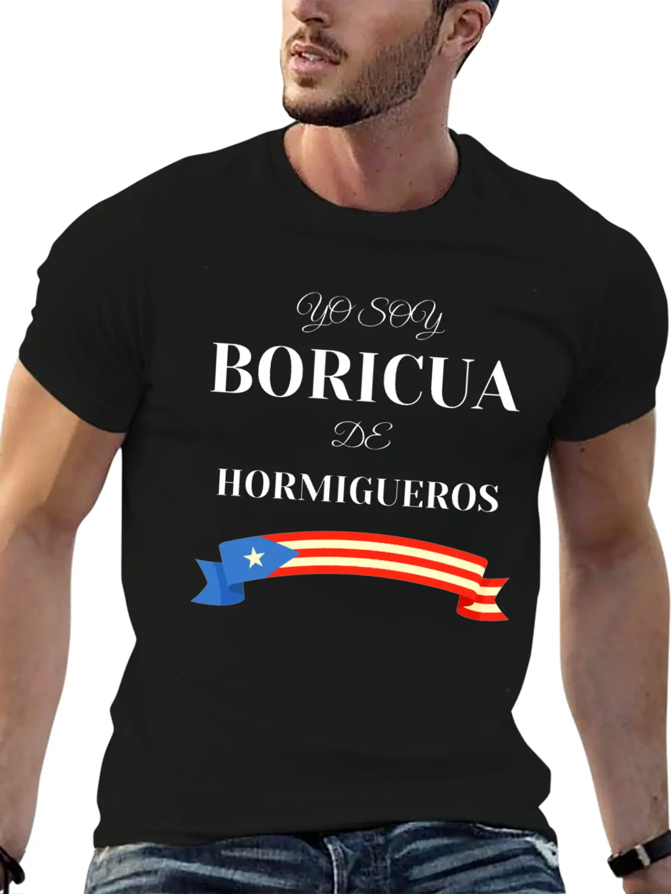 Yo Soy Boricua De Hormigueros Puerto Rico Basic Graphic T-Shirt – Daily Comfort In Soft Cotton