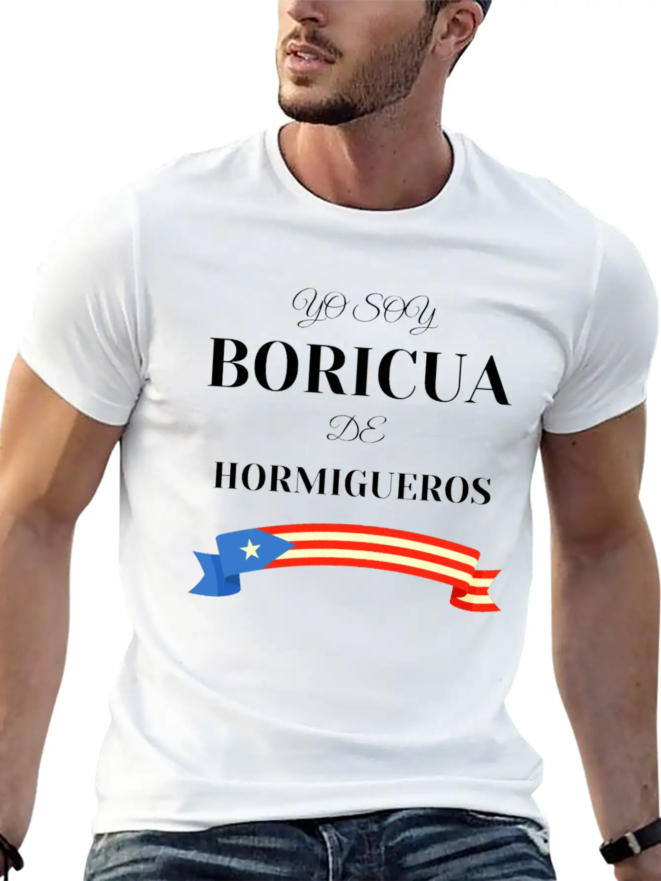 Yo Soy Boricua De Hormigueros Puerto Rico Basic Graphic T-Shirt – Daily Comfort In Soft Cotton