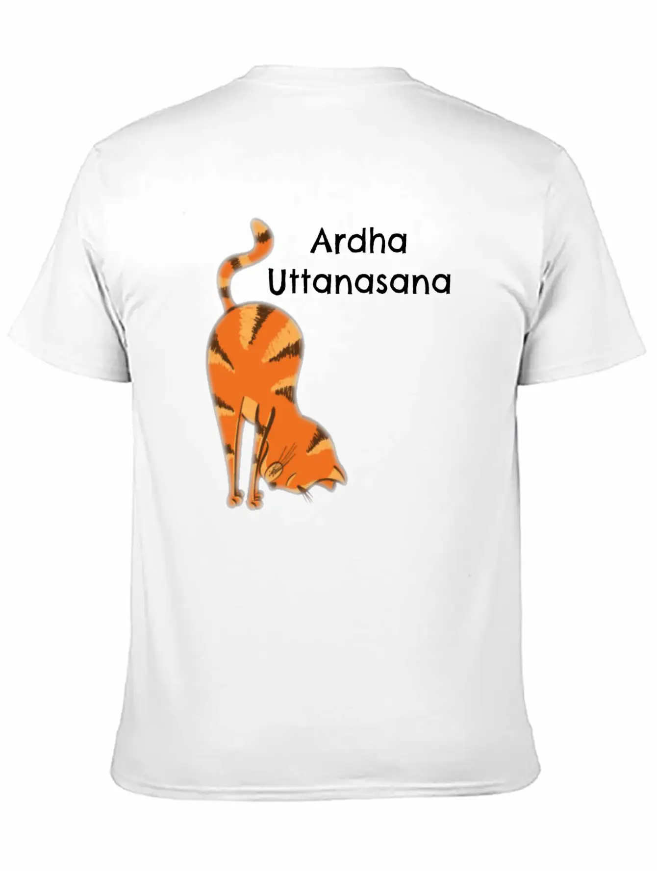 Yoga Cat- Ardha Uttanasan Classic Fit Graphic Tee For Daily Comfort – Unisex Cotton Shirt