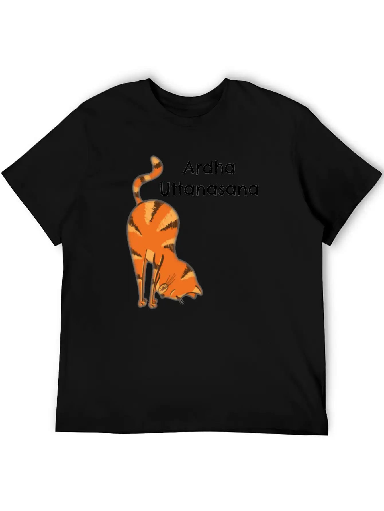 Yoga Cat- Ardha Uttanasan Classic Fit Graphic Tee For Daily Comfort – Unisex Cotton Shirt