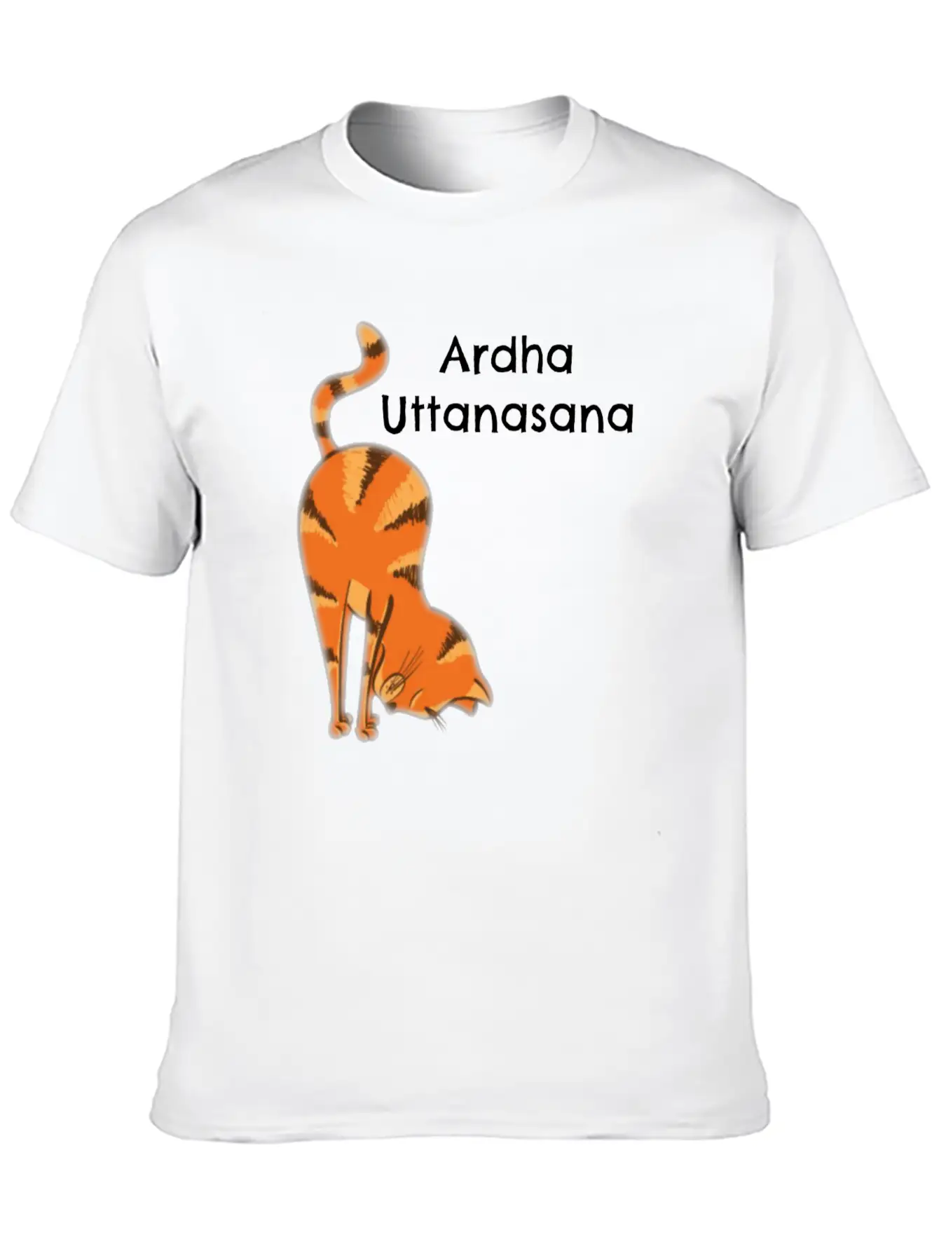 Yoga Cat- Ardha Uttanasan Classic Fit Graphic Tee For Daily Comfort – Unisex Cotton Shirt