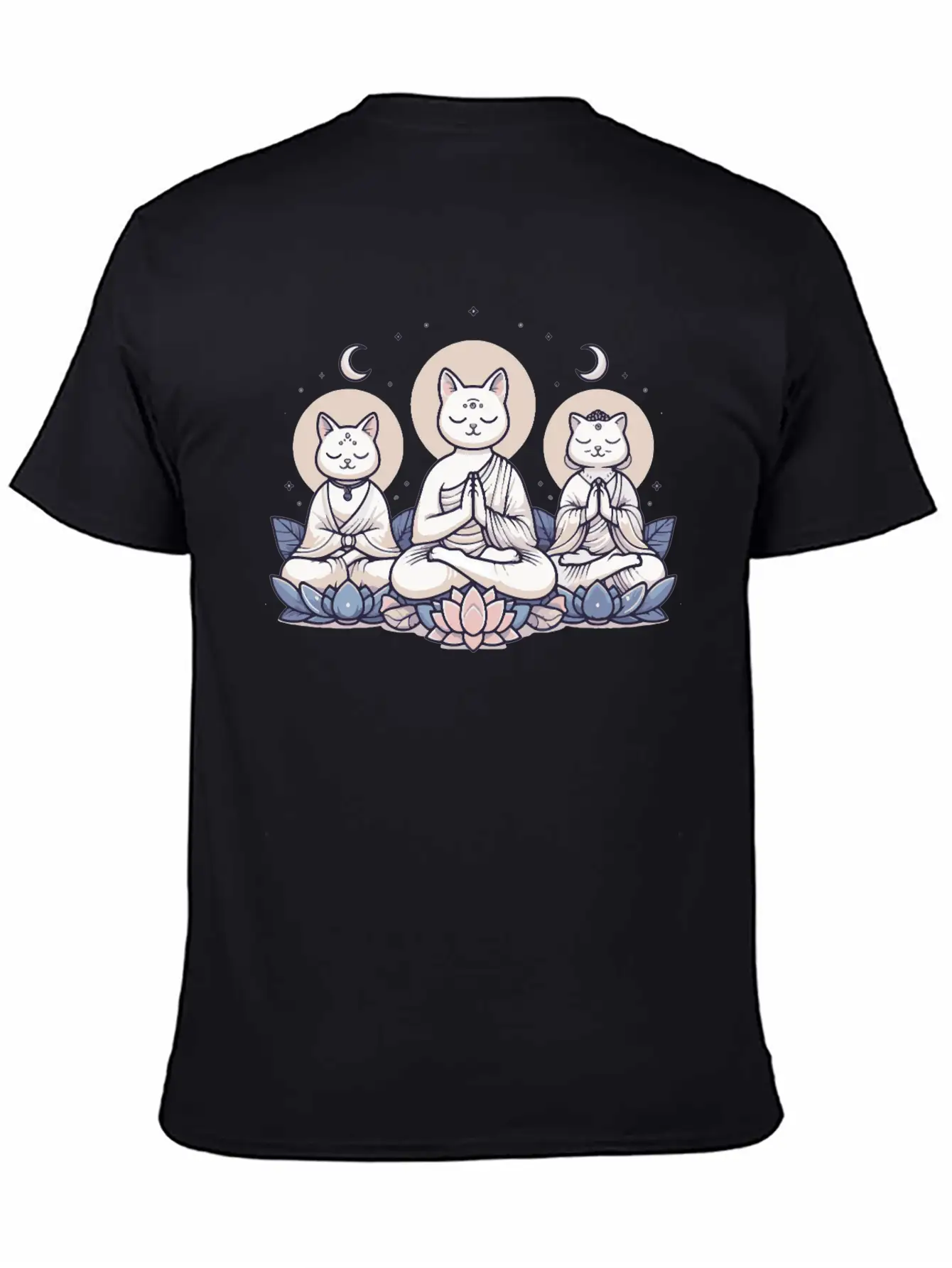 Yoga Cats Meditation Zen Balance Cat Lover Gift Basic Graphic T-Shirt – Daily Comfort In Soft Cotton