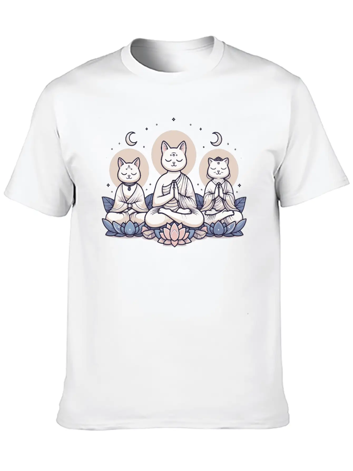 Yoga Cats Meditation Zen Balance Cat Lover Gift Basic Graphic T-Shirt – Daily Comfort In Soft Cotton