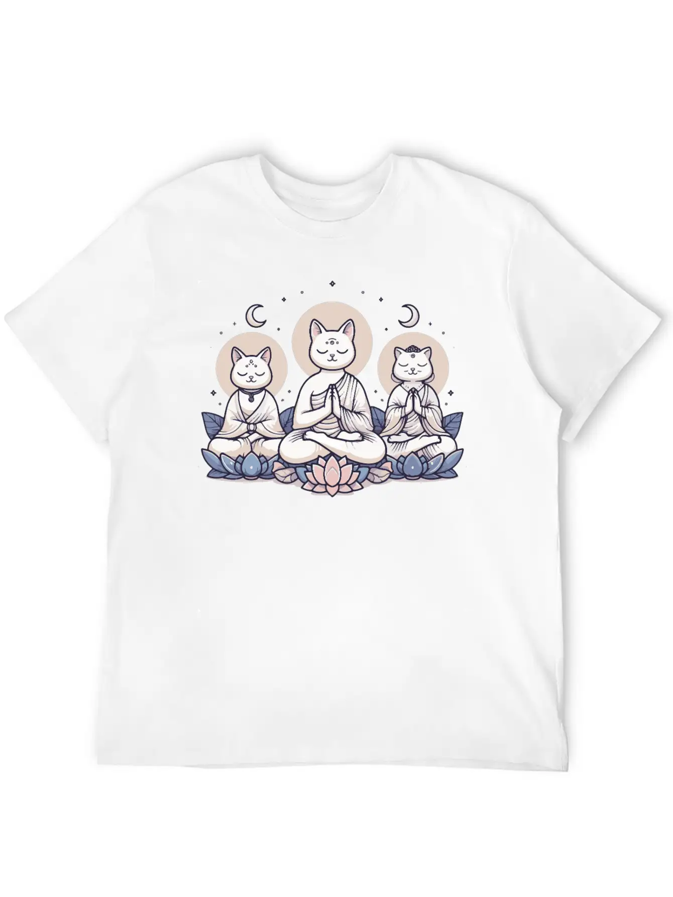 Yoga Cats Meditation Zen Balance Cat Lover Gift Basic Graphic T-Shirt – Daily Comfort In Soft Cotton