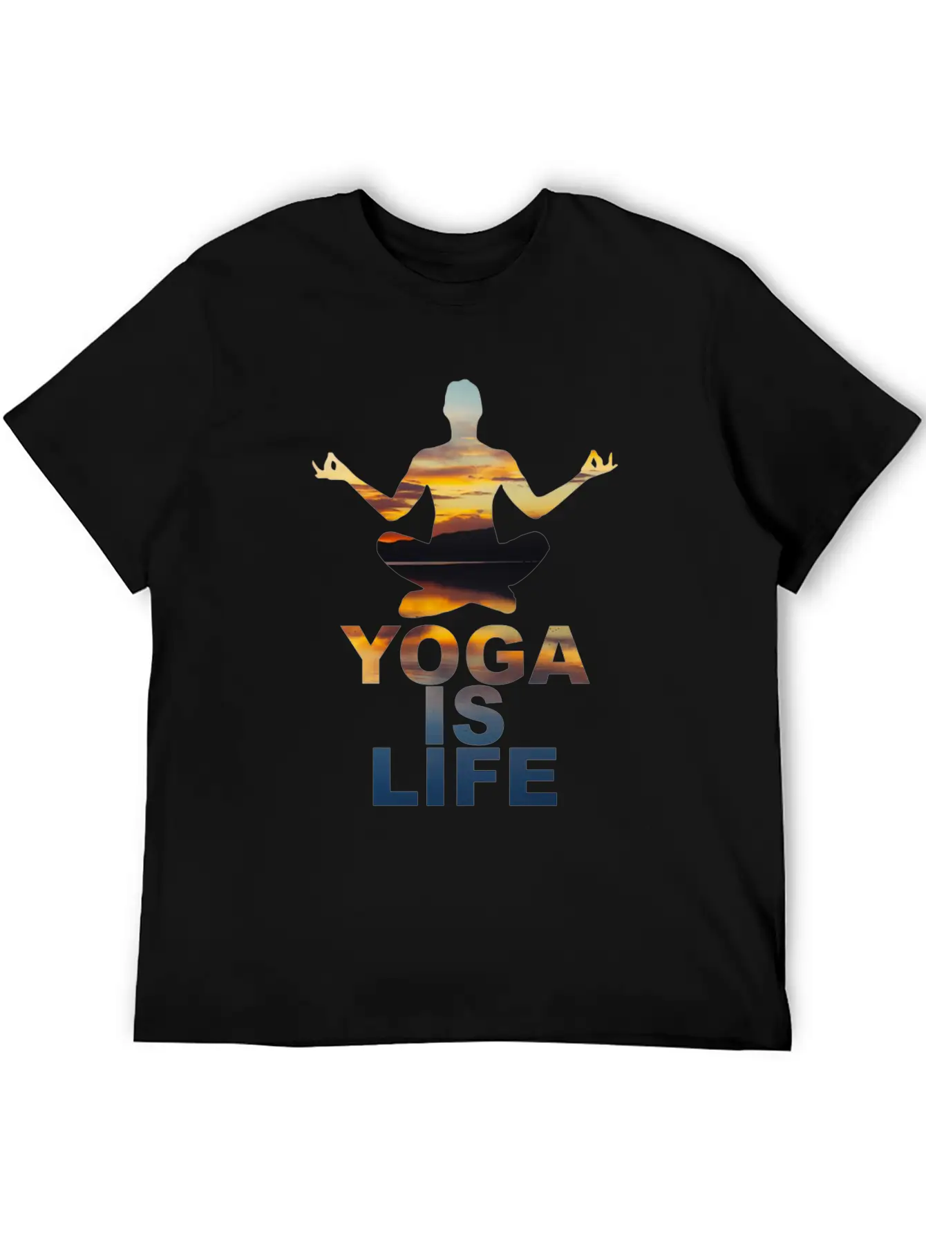Yoga Classic Fit Graphic Tee For Daily Comfort – Unisex Cotton Shirt