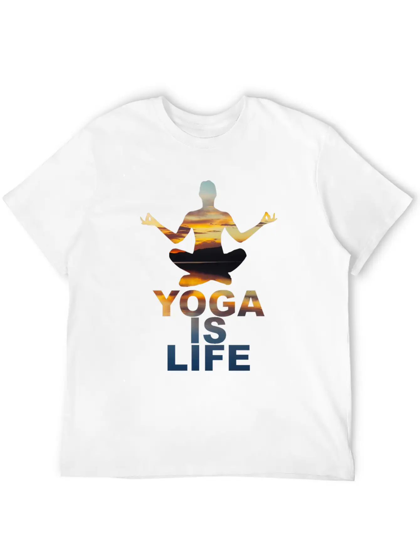 Yoga Classic Fit Graphic Tee For Daily Comfort – Unisex Cotton Shirt