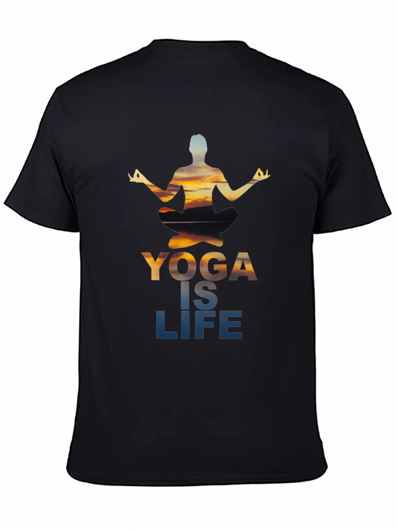 Yoga Classic Fit Graphic Tee For Daily Comfort – Unisex Cotton Shirt