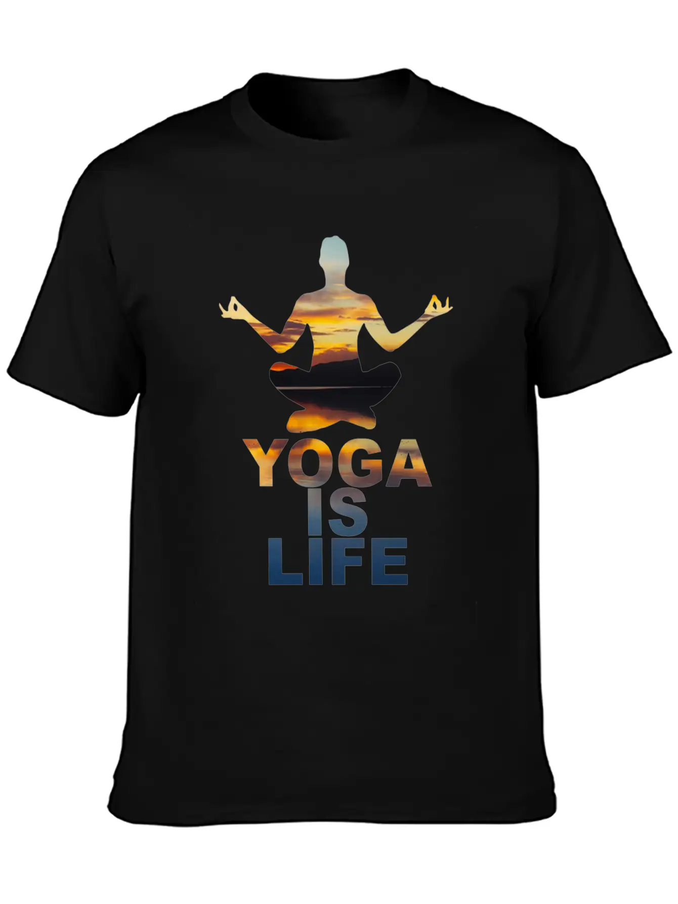 Yoga Classic Fit Graphic Tee For Daily Comfort – Unisex Cotton Shirt